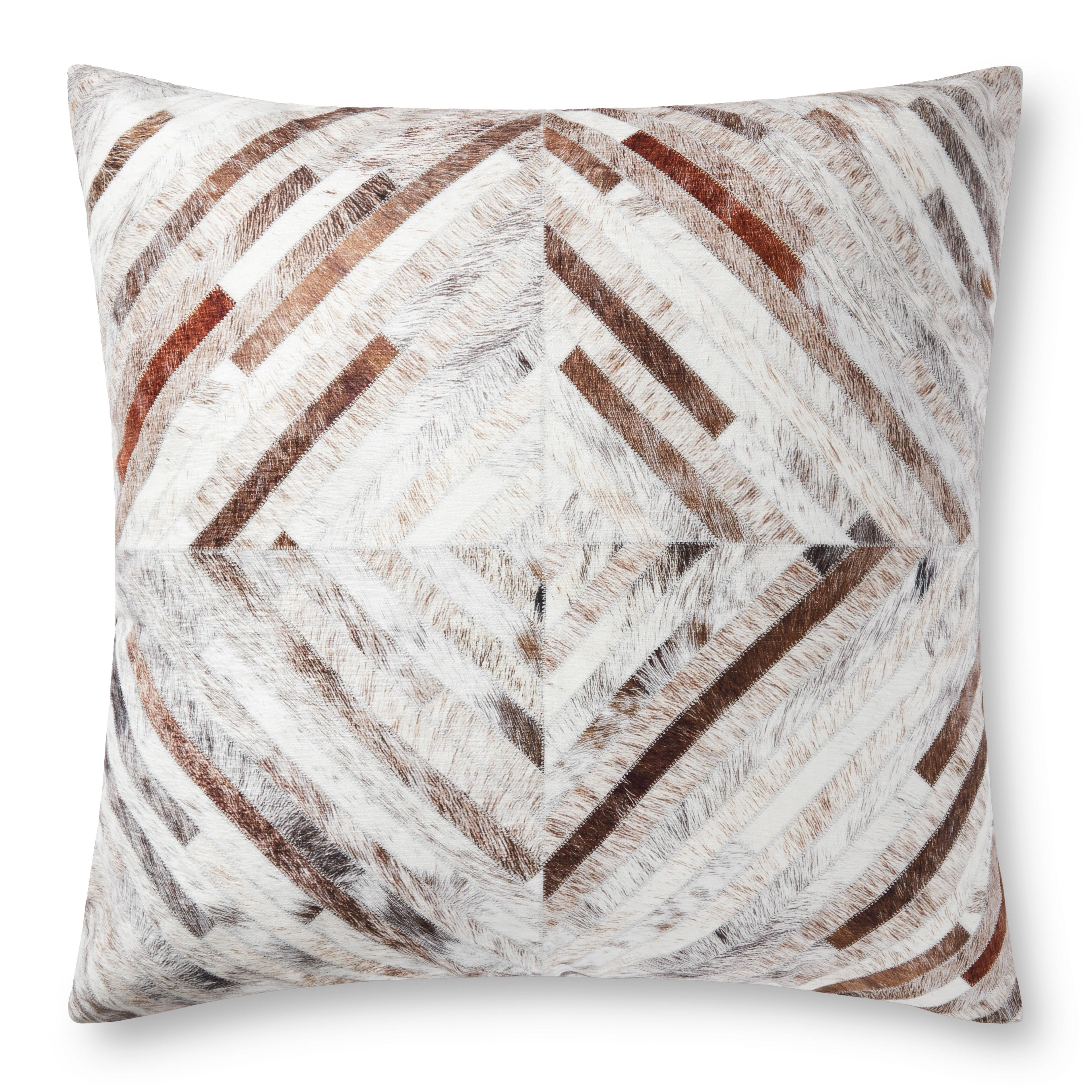 Loloi P0900 Grey / Multi Floor Pillow