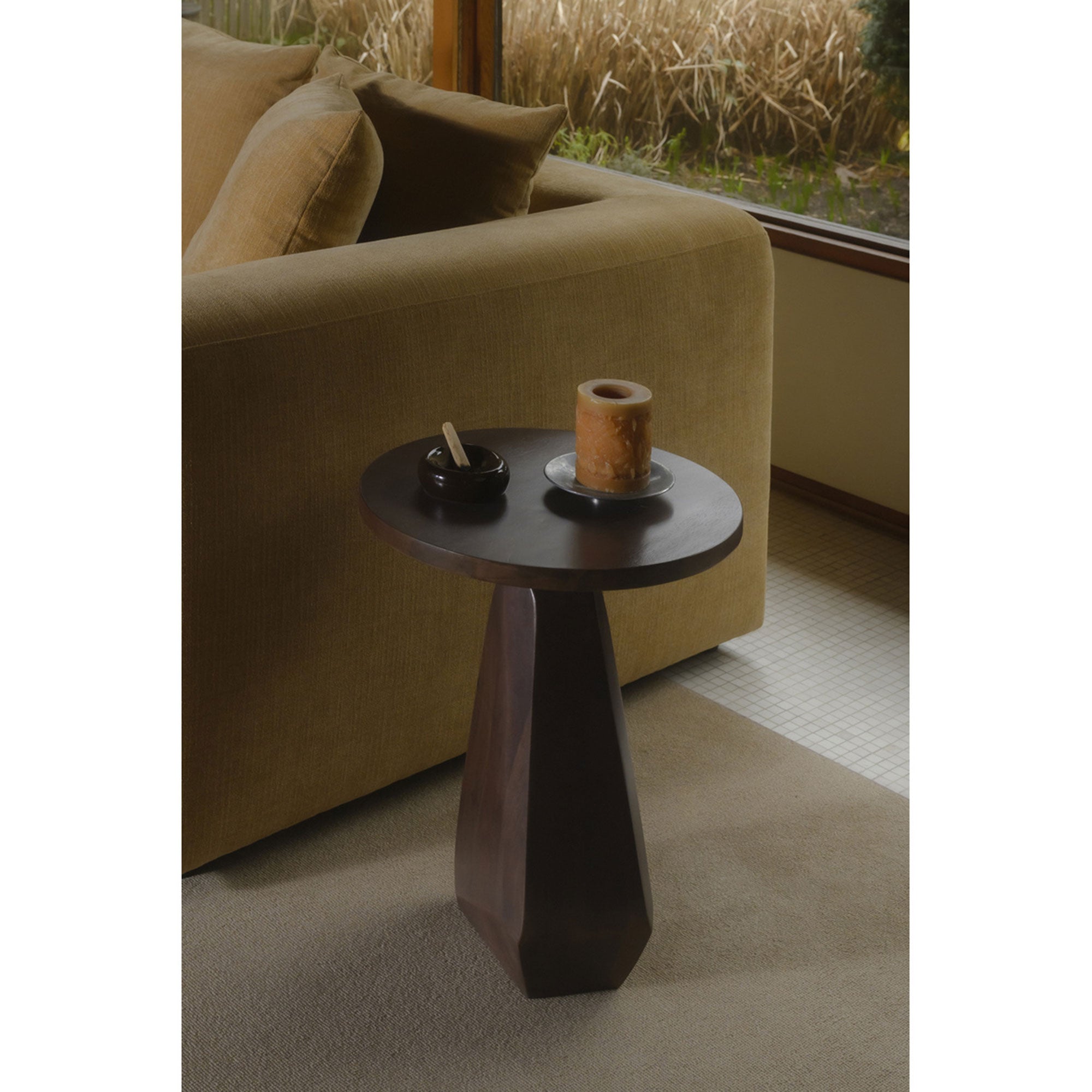 Moe's Home Harley Side Table Dark Brown