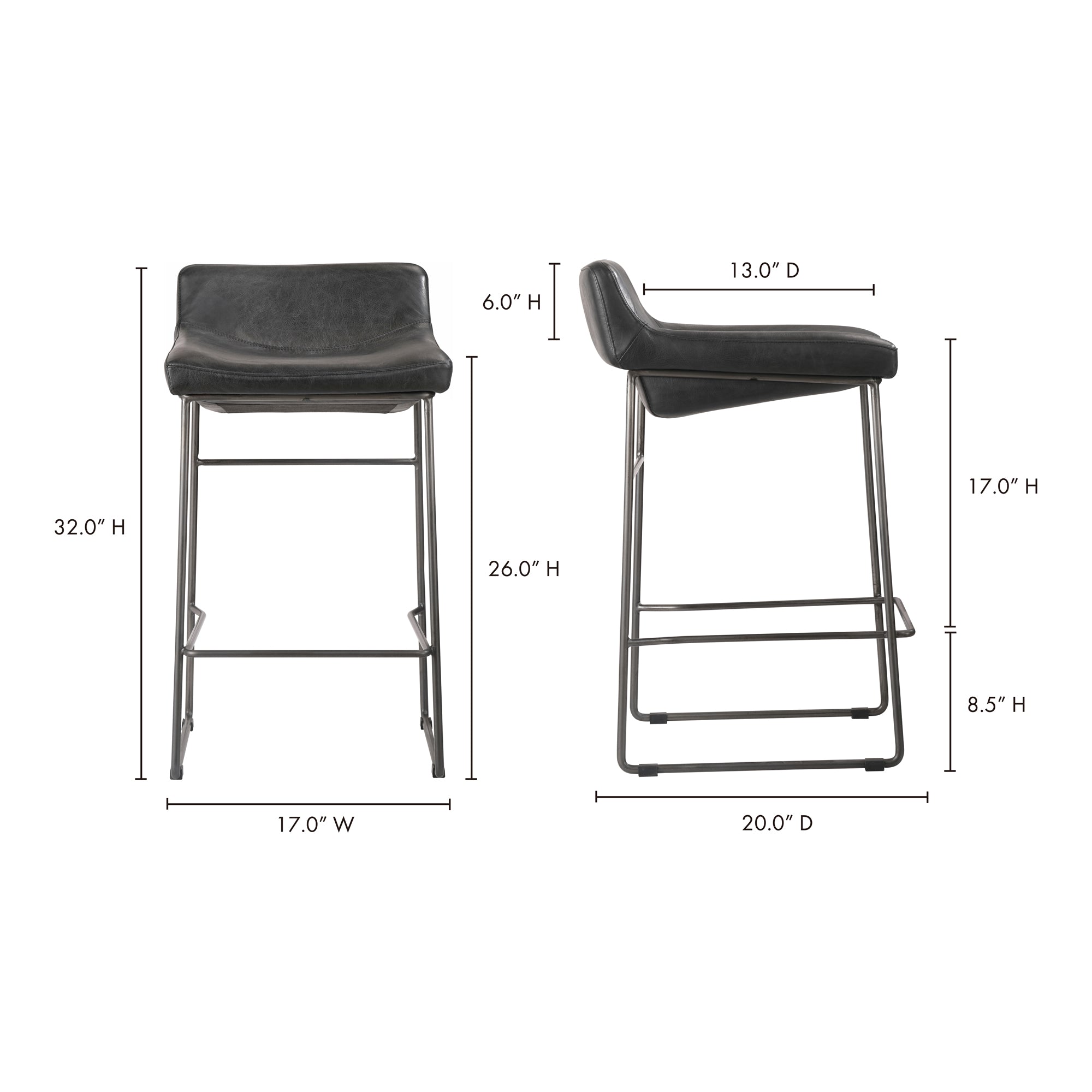 Moe's Home Starlet Counter Stool