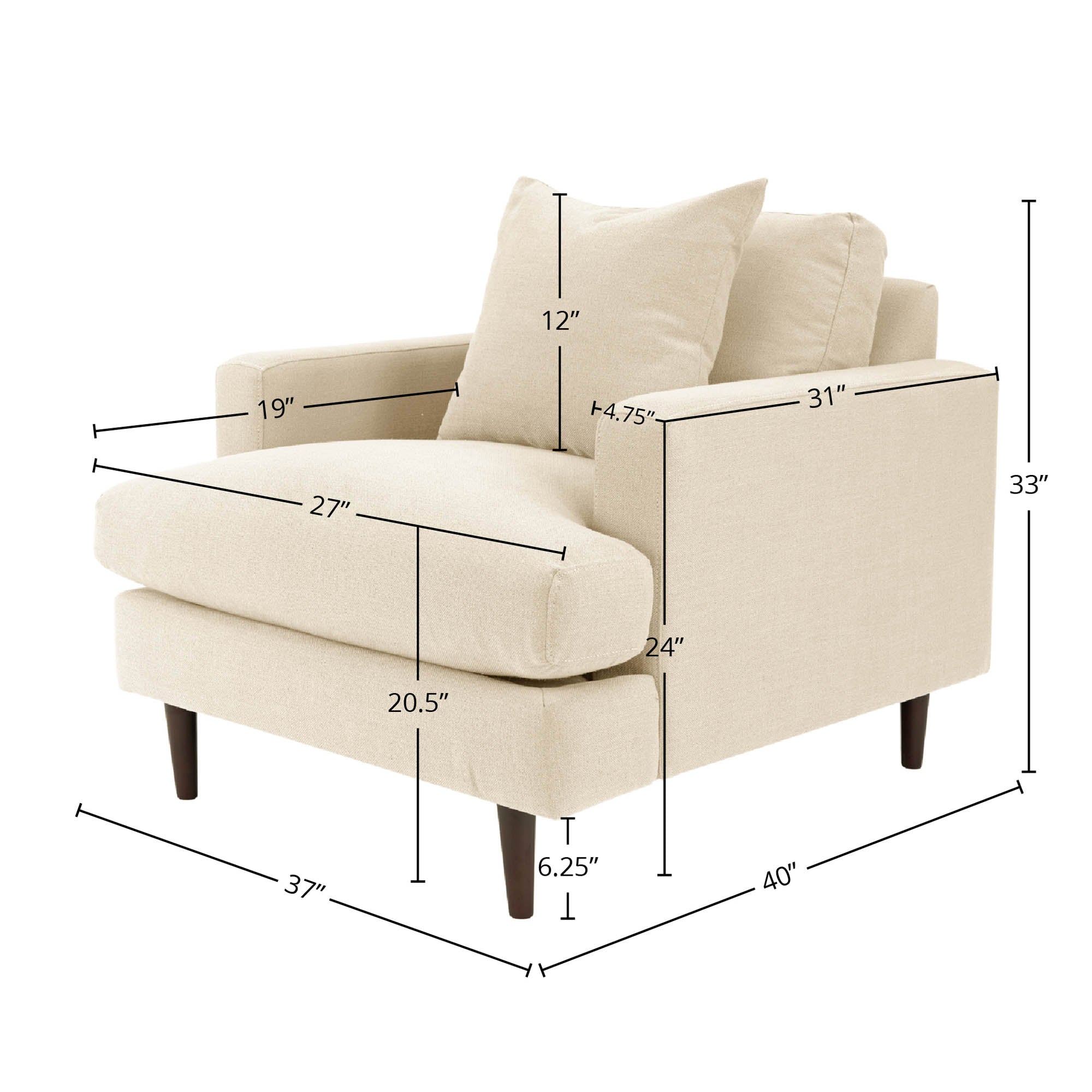 LH Home Martha Club Chair