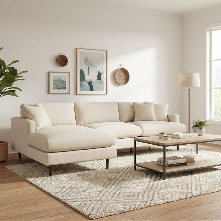 LH Home Martha Left Sectional Sofa