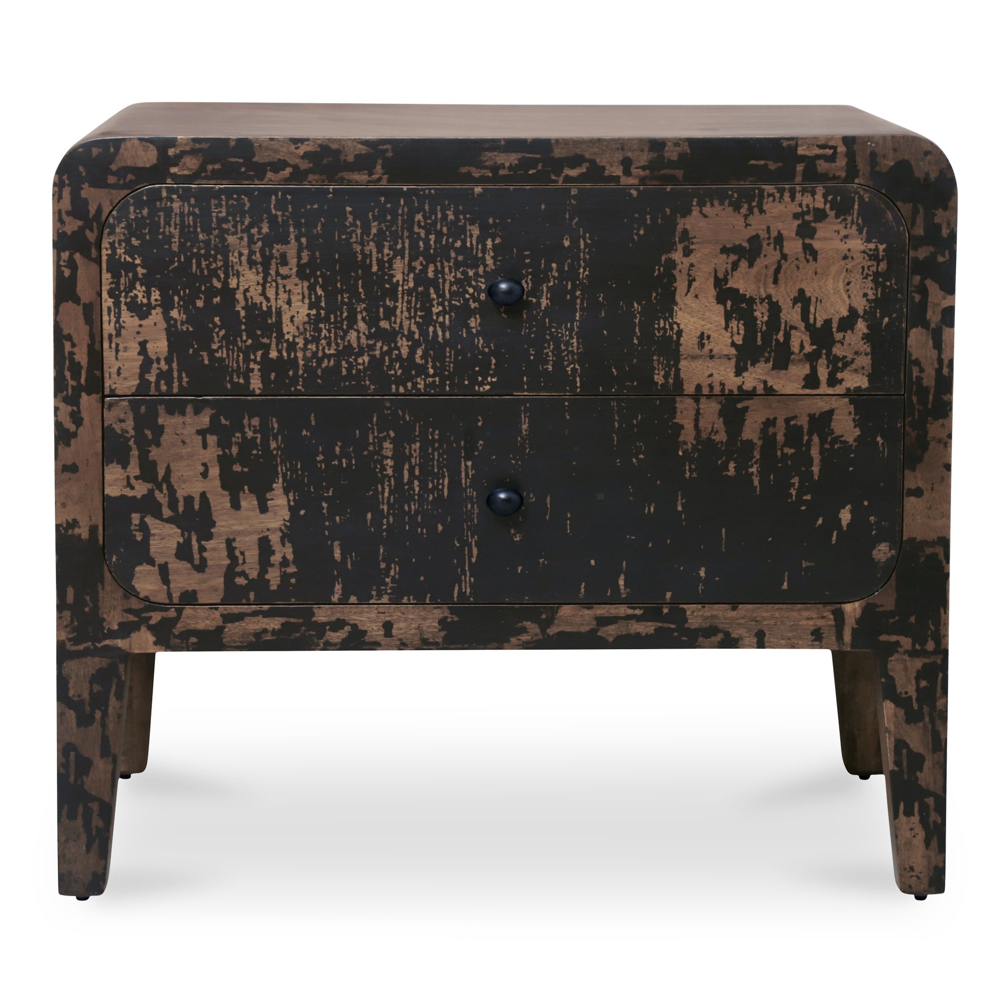 Moe's Home Iris Nightstand Distressed Black