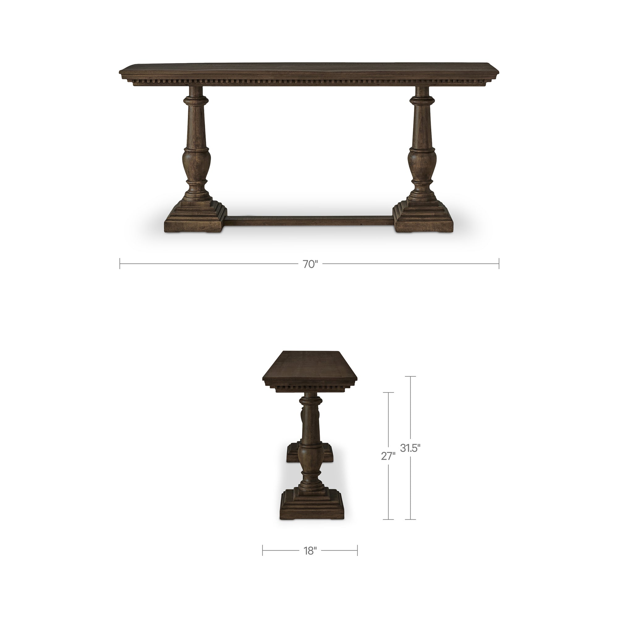Moe's Home Everson Console Table Brown