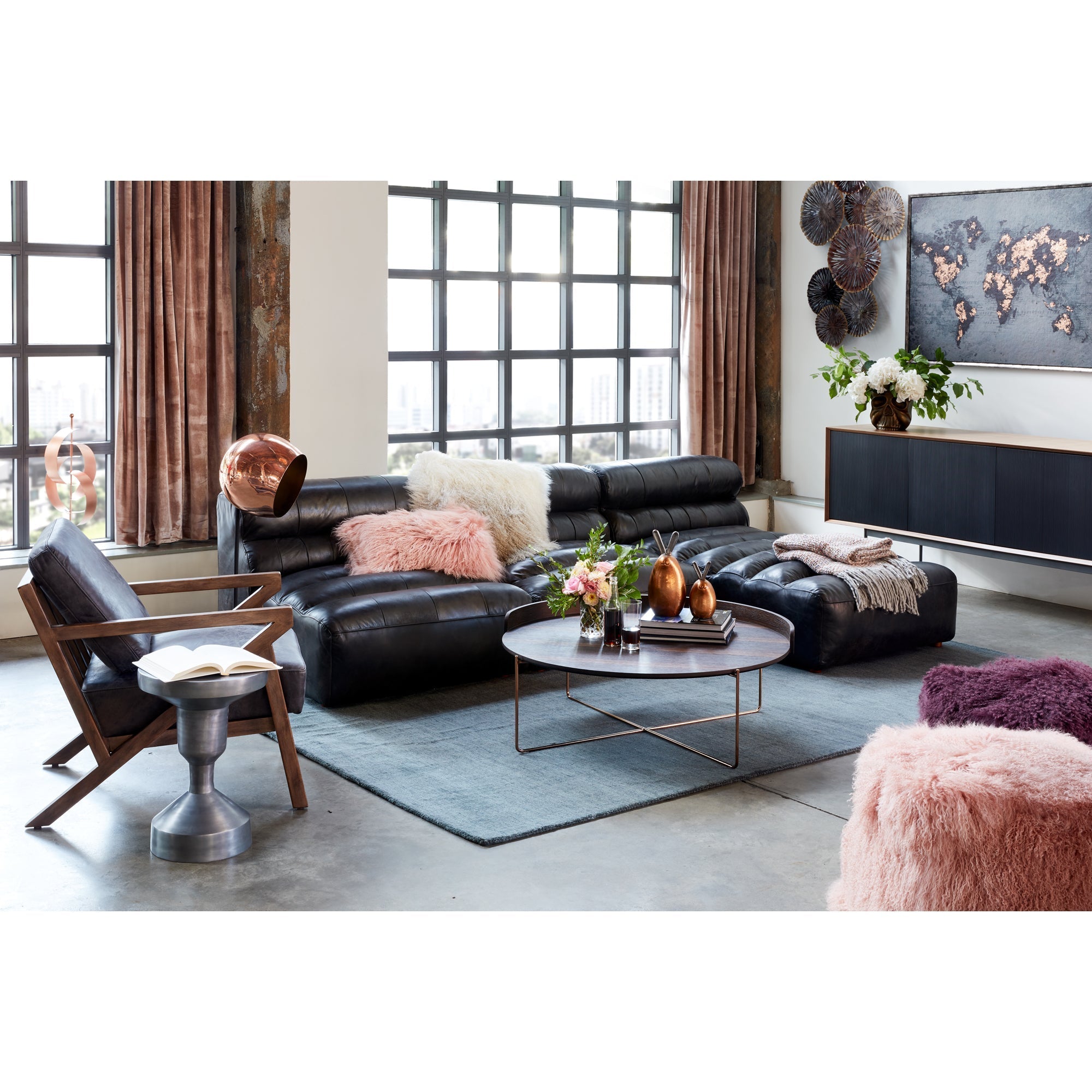 Moe's Home Araya Sideboard Brown