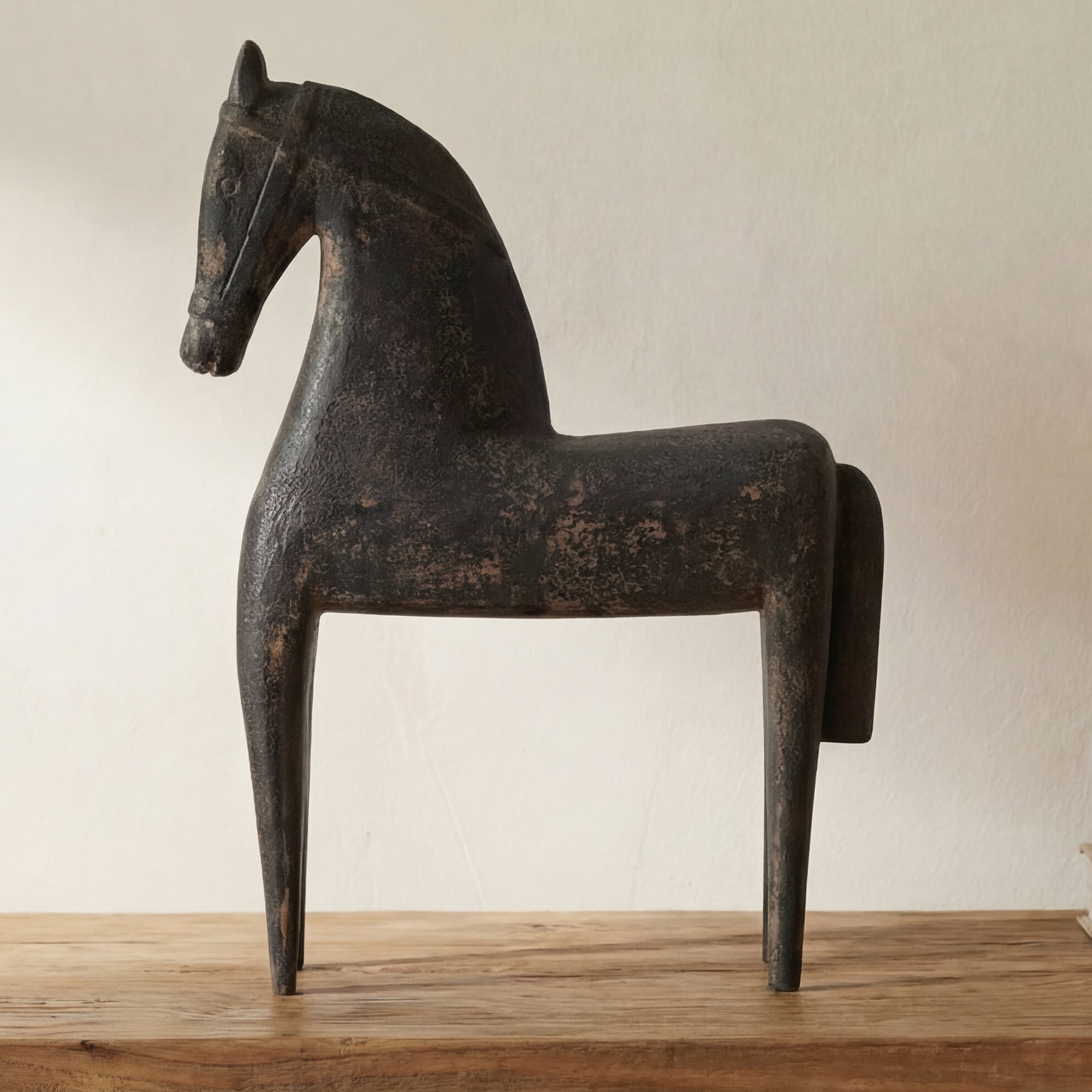Moe's Home Gallant Wooden Sculpture Black