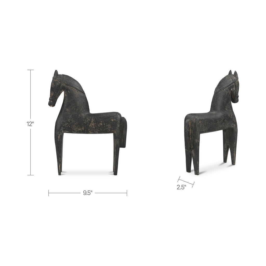 Moe's Home Gallant Wooden Sculpture Black