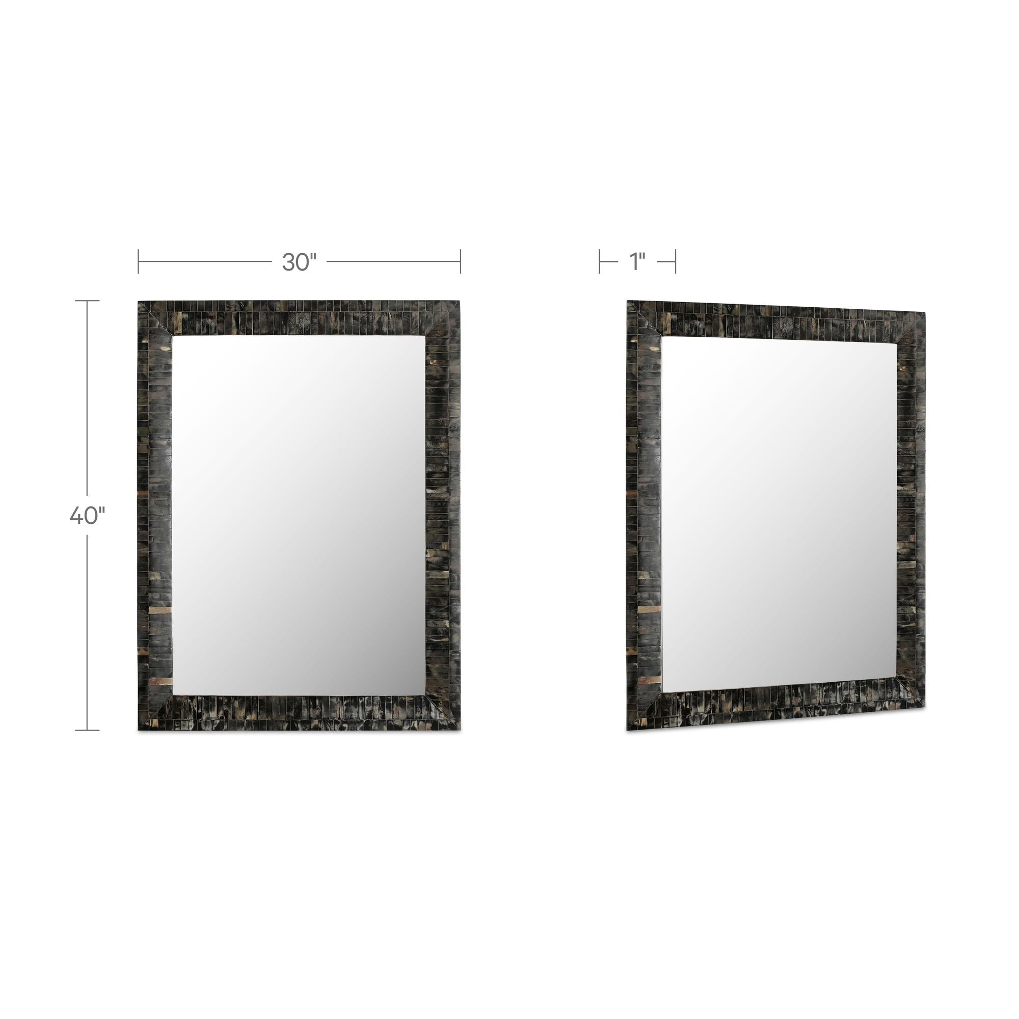 Moe's Home Avis Horn Inlay Mirror