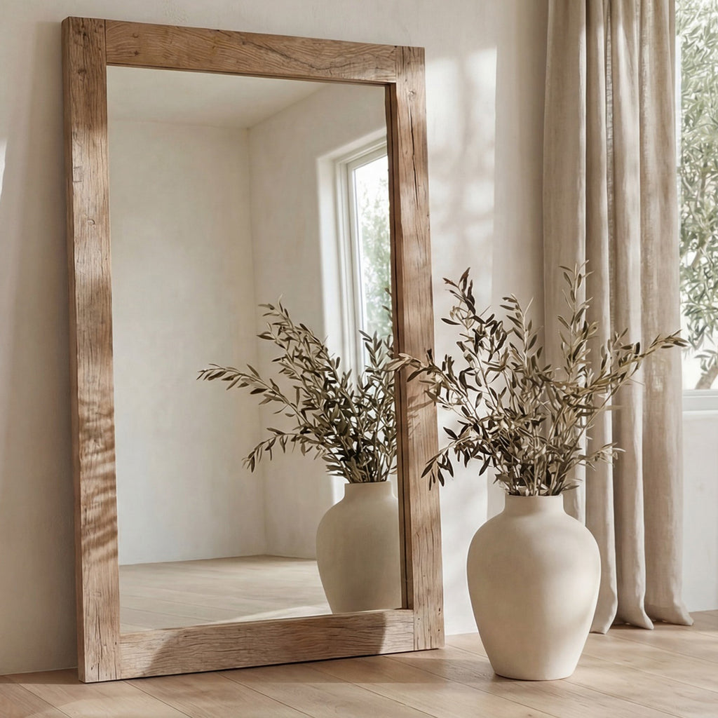 Moe's Home Orchard Reclaimed Wood Floor Mirror