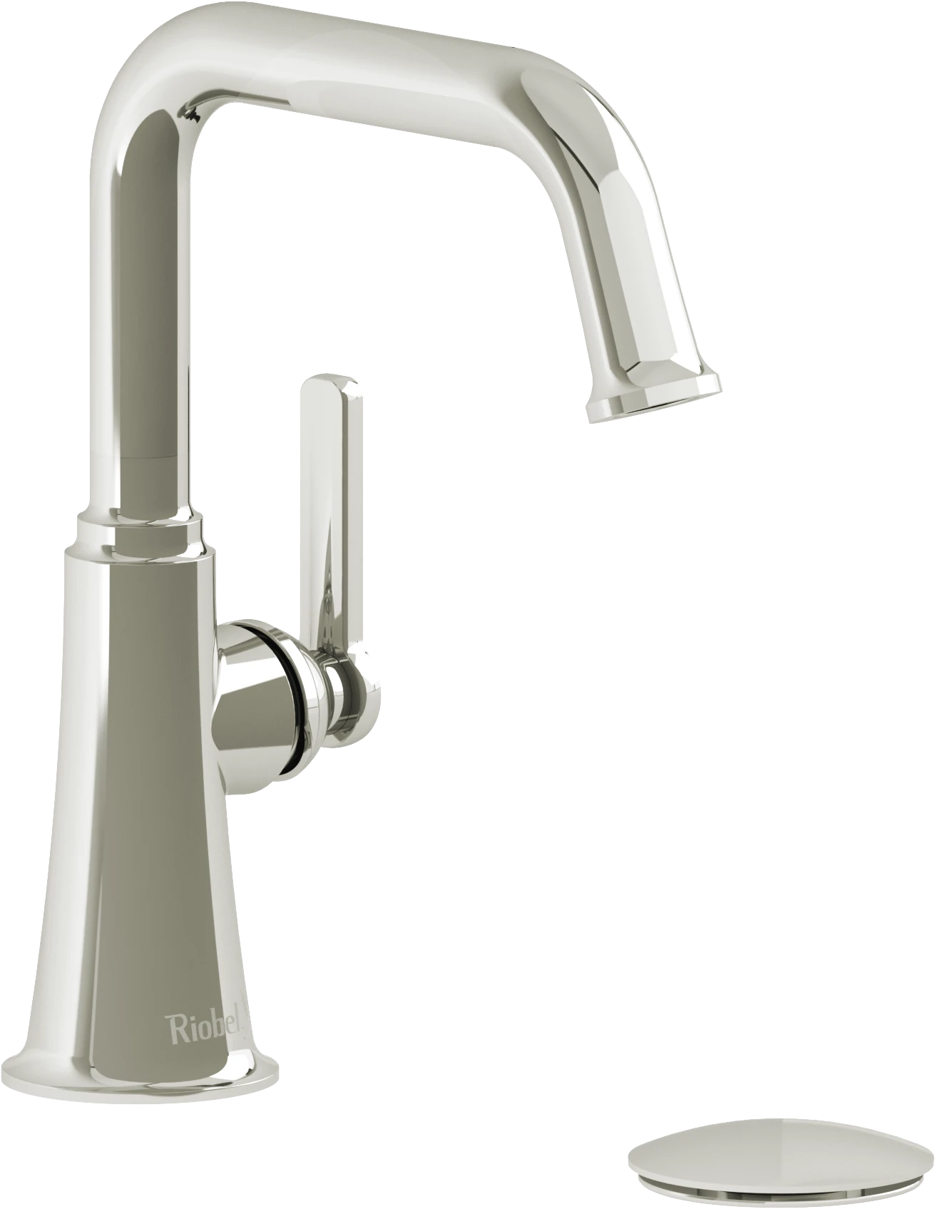 Riobel Momenti Single Hole Lavatory Faucet with Square Spout