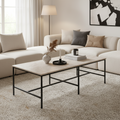 Moe's Home River Coffee Table Botticino Marble