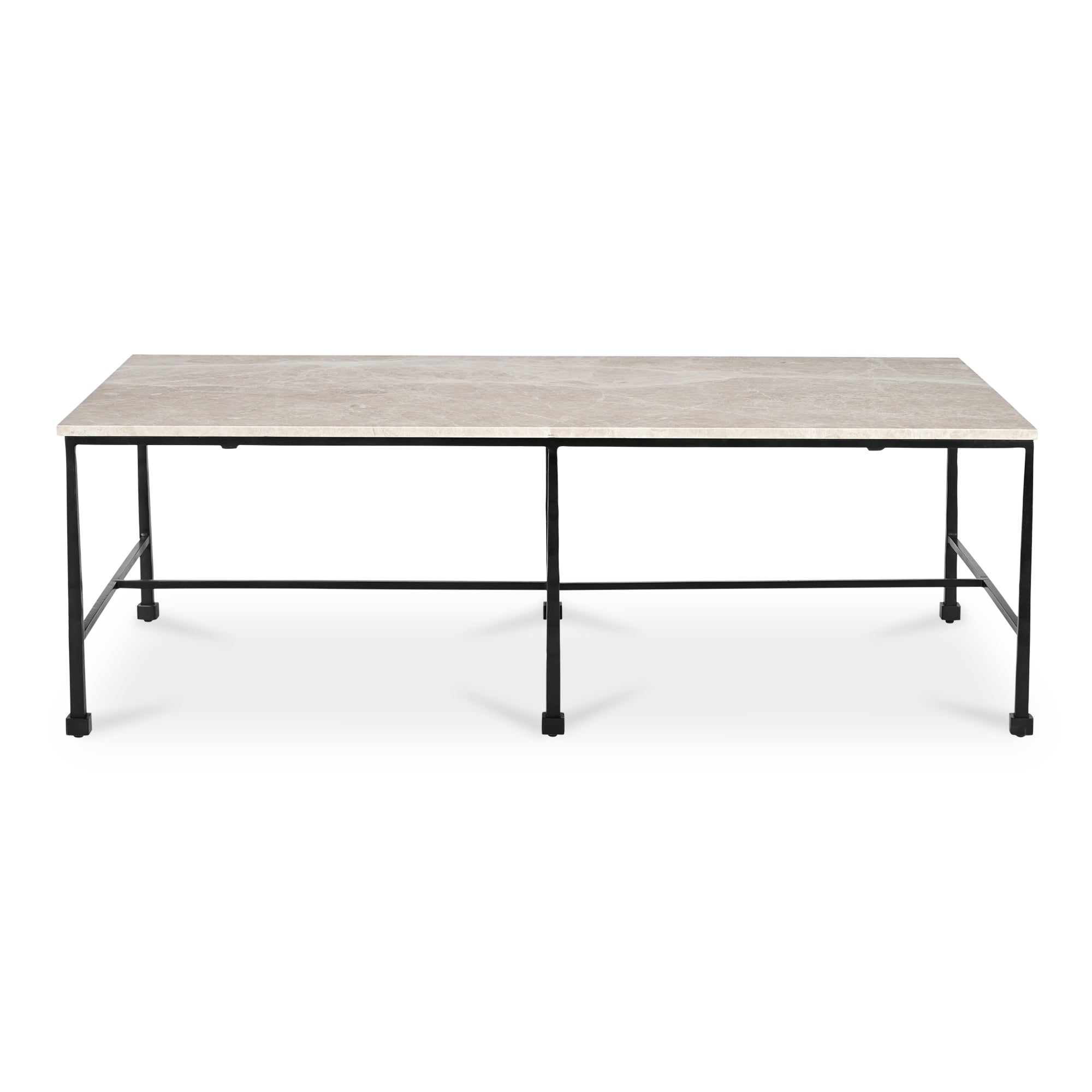 Moe's Home River Coffee Table Botticino Marble
