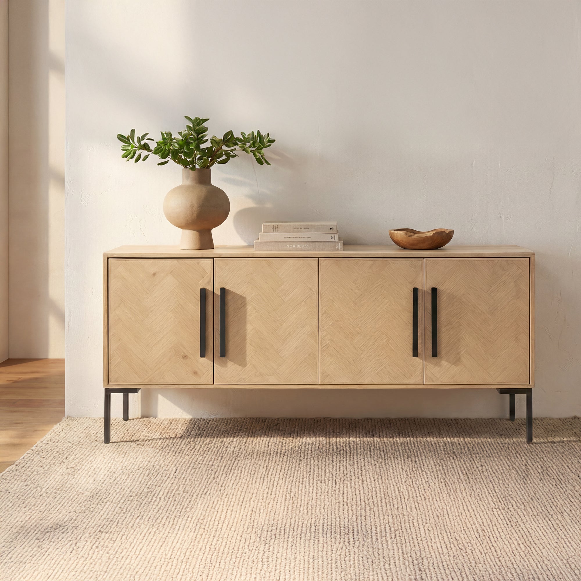Moe's Home Fishbone Sideboard