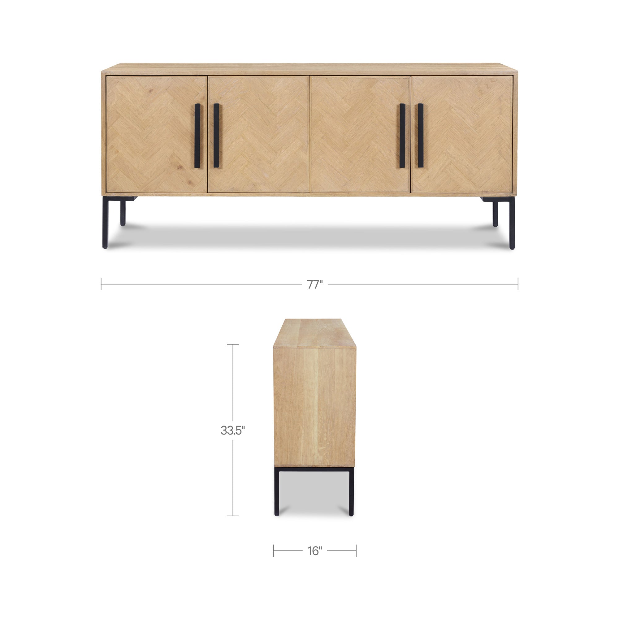 Moe's Home Fishbone Sideboard