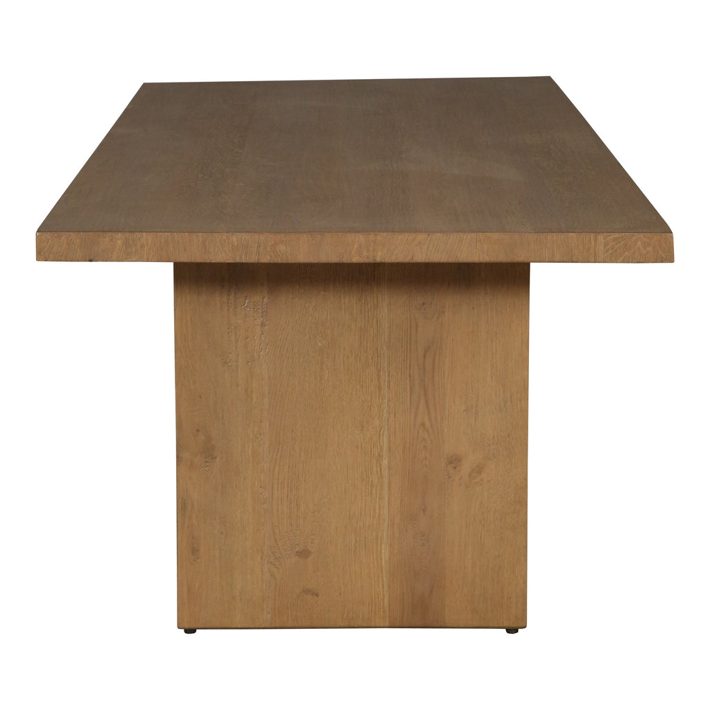Moe's Home Koshi Dining Table Sandblasted Amber Oak