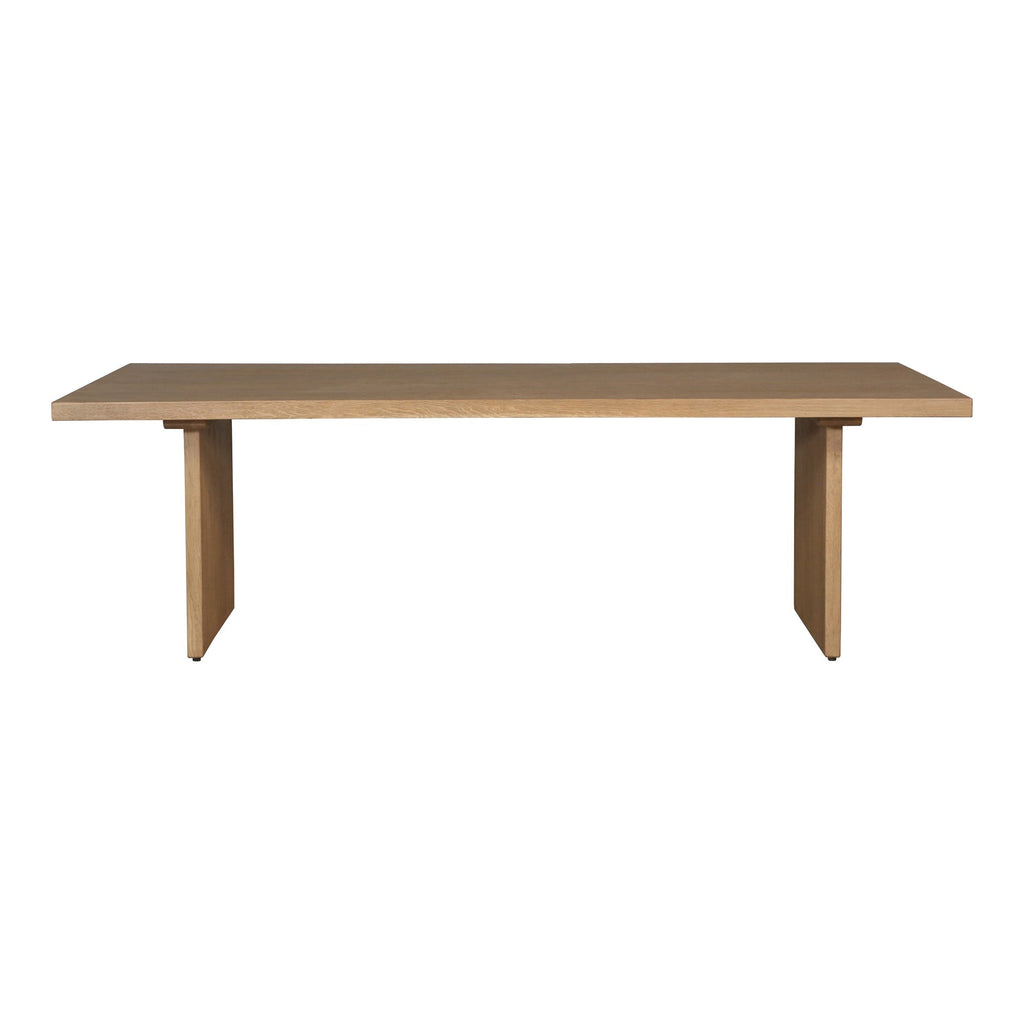 Moe's Home Koshi Dining Table Sandblasted Amber Oak