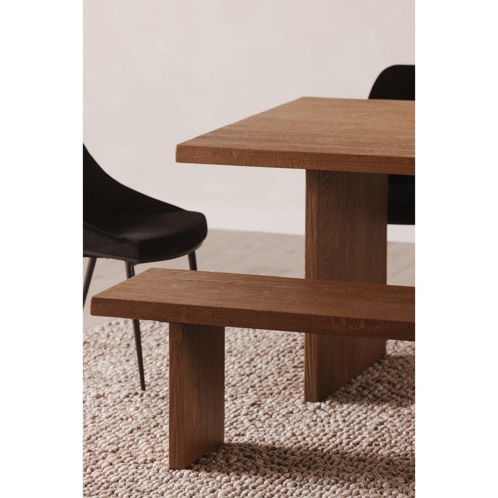 Moe's Home Koshi Dining Table Sandblasted Amber Oak