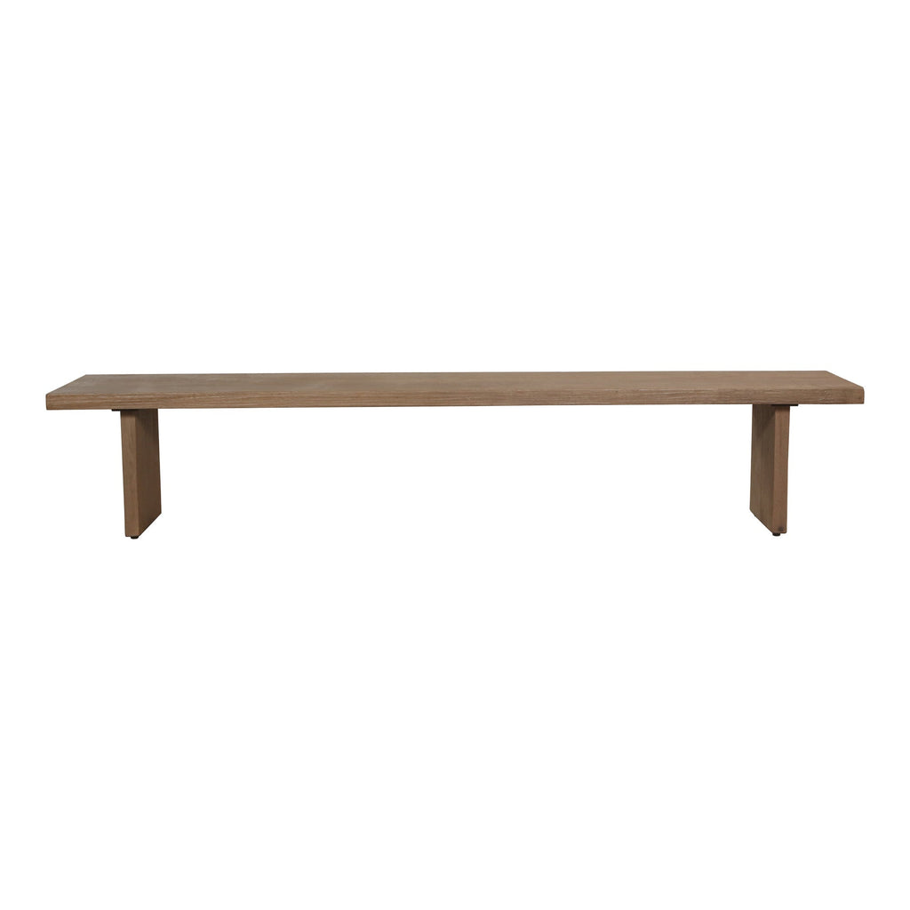 Moe's Home Koshi Bench Sandblasted Amber Oak