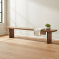 Moe's Home Koshi Bench Sandblasted Amber Oak