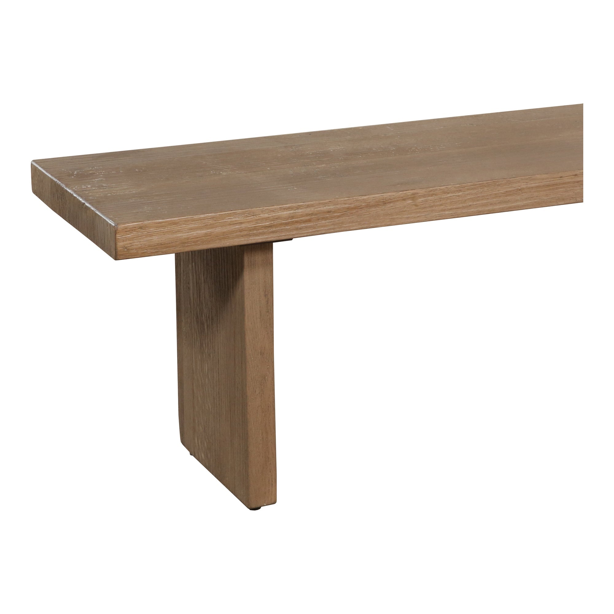 Moe's Home Koshi Bench Sandblasted Amber Oak