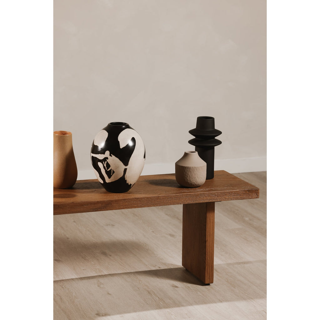 Moe's Home Koshi Bench Sandblasted Amber Oak