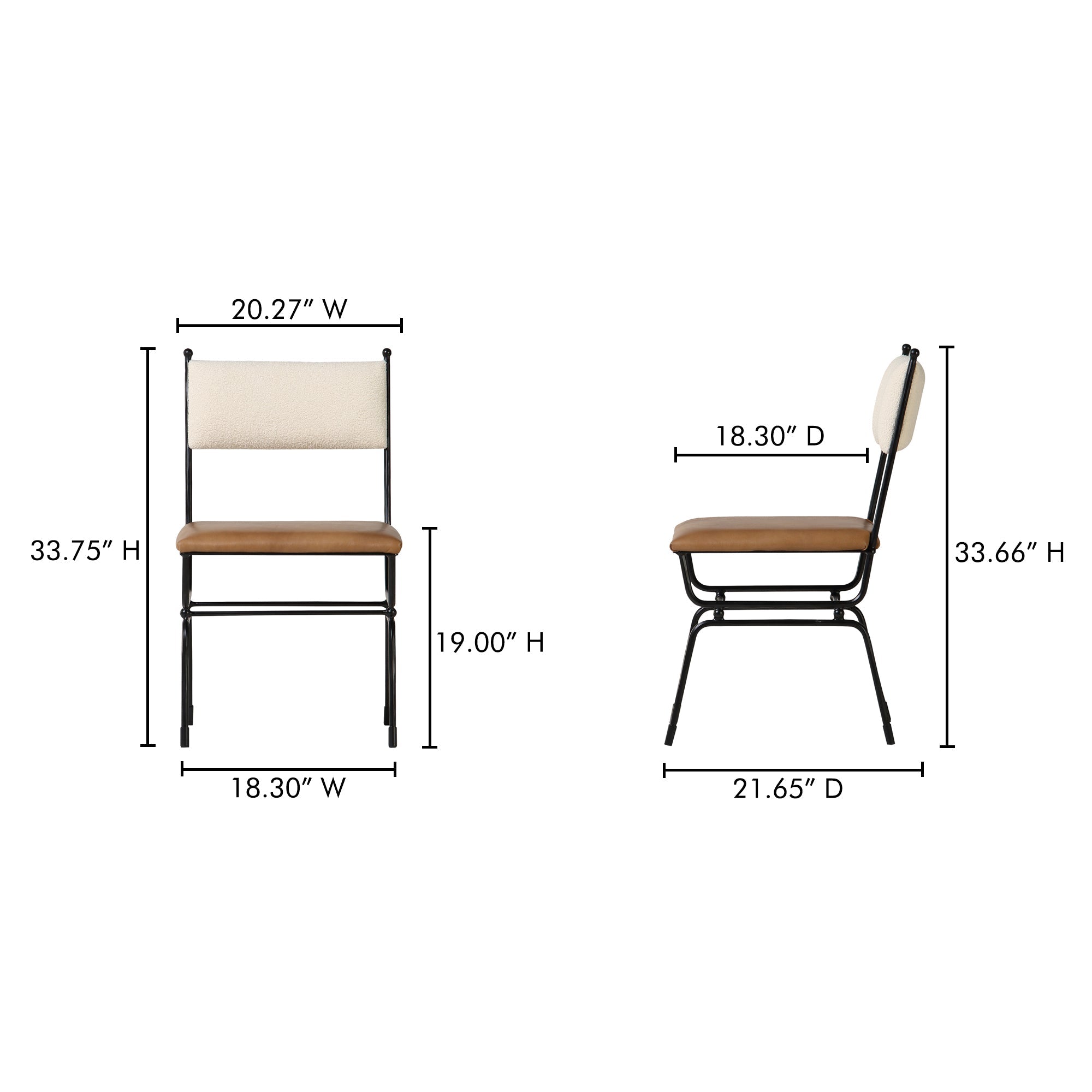 Moe's Home Posta Dining Chair