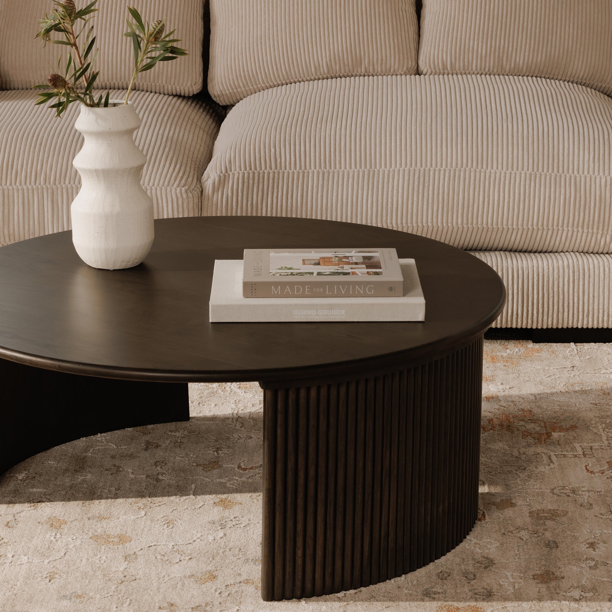 Moe's Home Penny Large Coffee Table Dark Brown