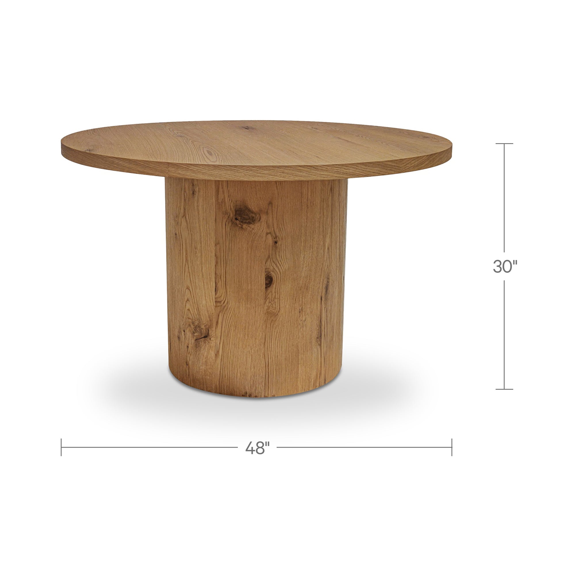 Moe's Home Hansen Dining Table Rustic Oak