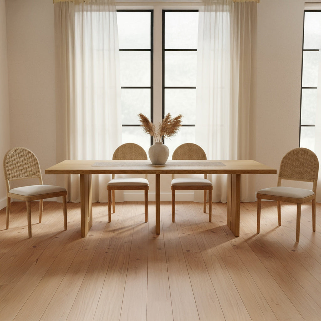 Moe's Home Claire Dining Chair Natural - Set of Two