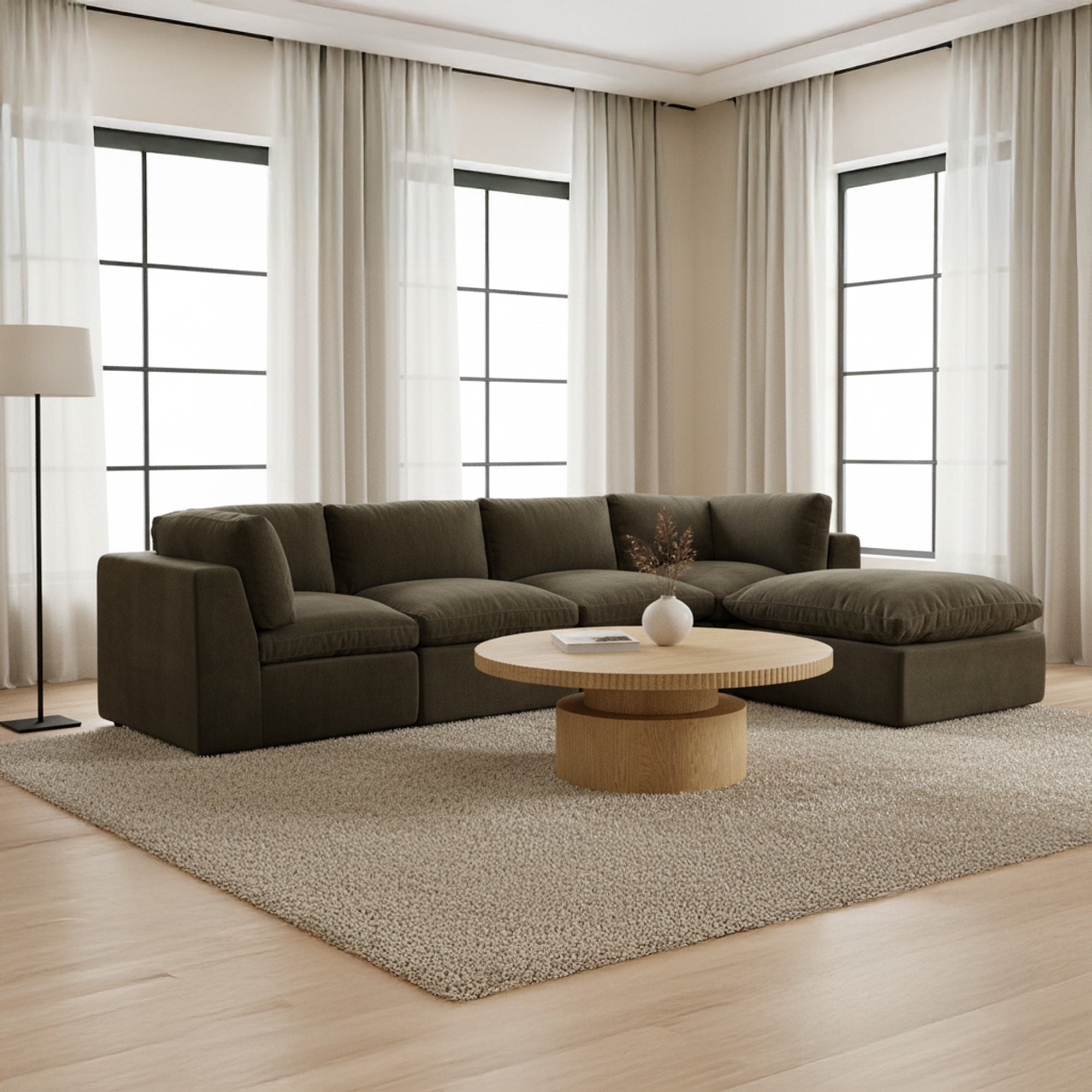 Moe's Home Leigh Coffee Table Brown