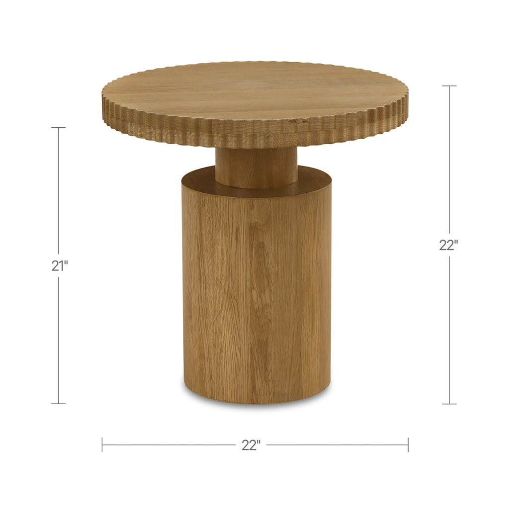 Moe's Home Leigh Side Table Brown