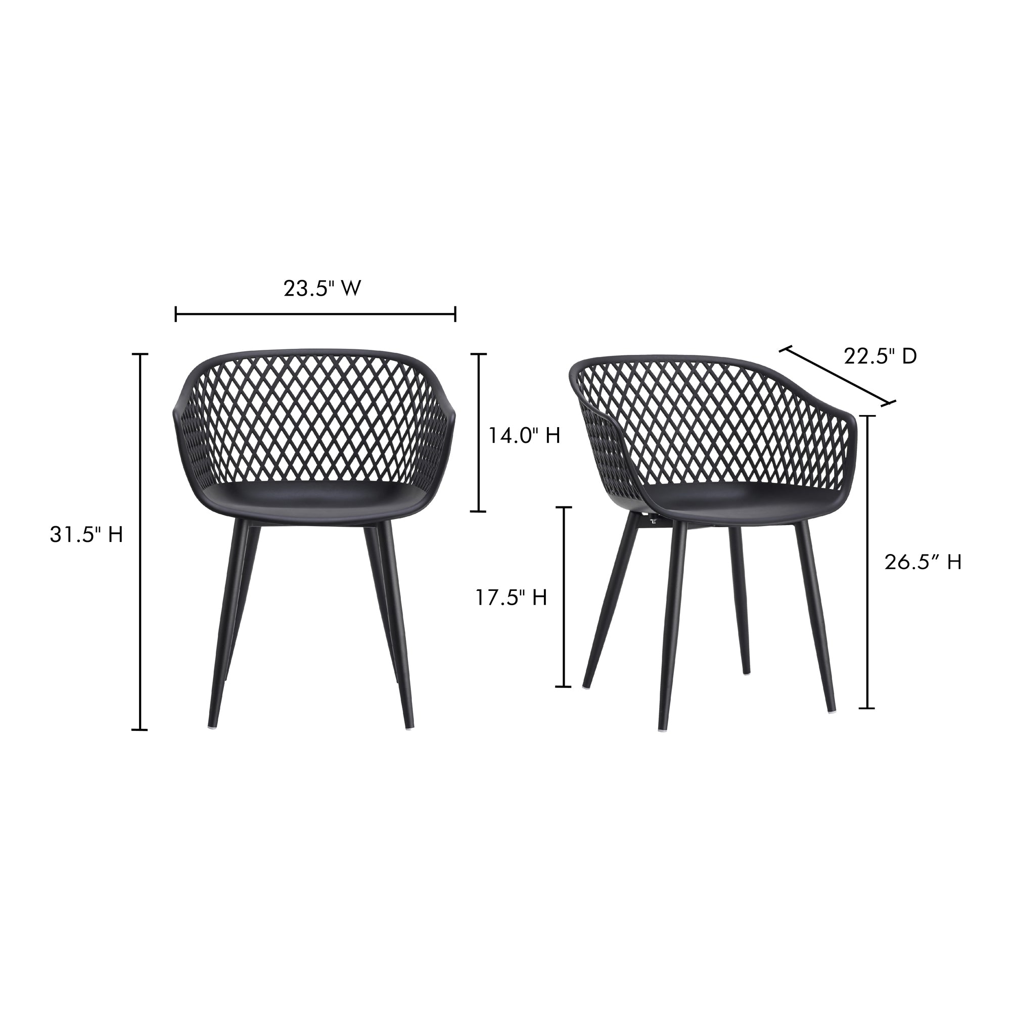 Moe's Home Piazza Outdoor Chair
