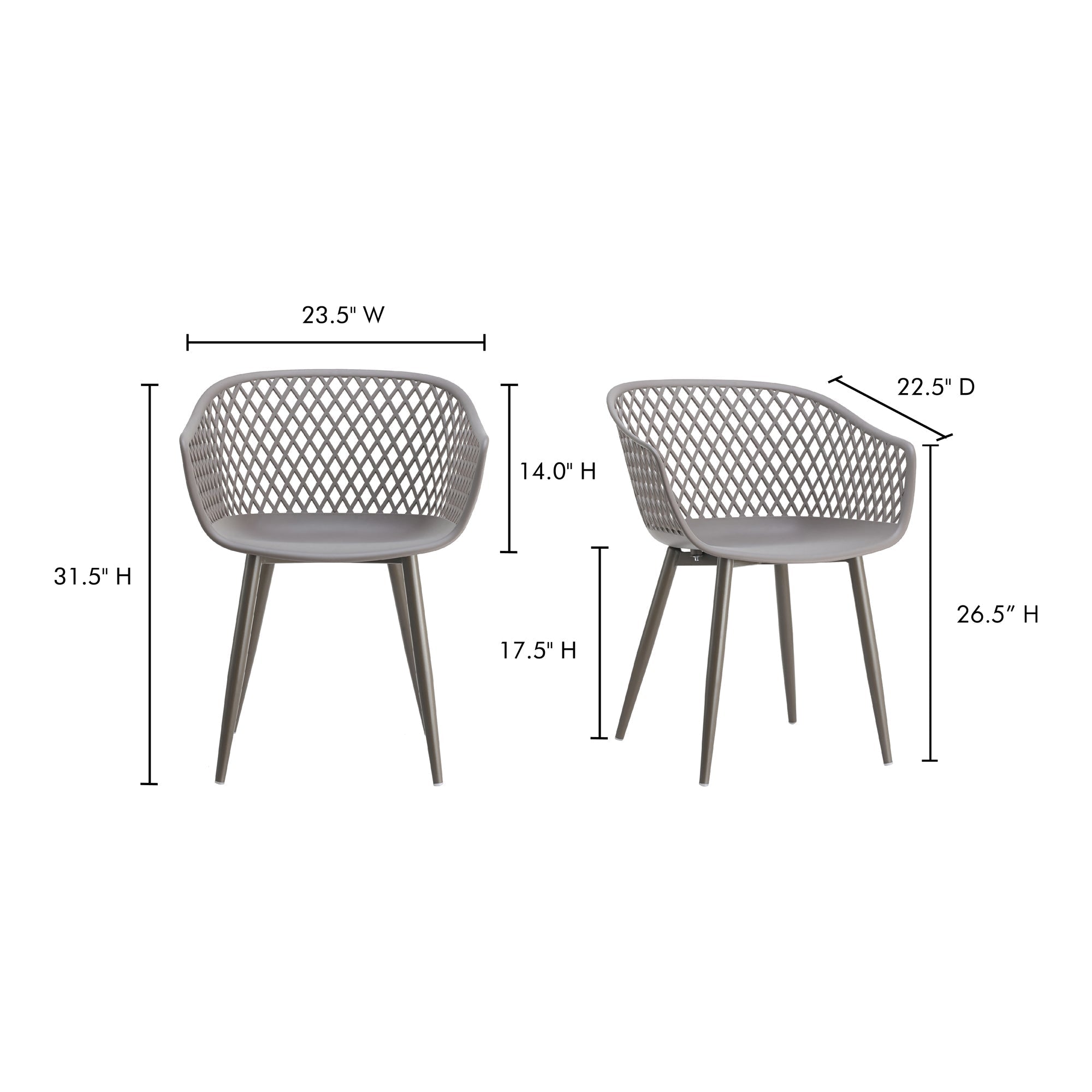 Moe's Home Piazza Outdoor Chair