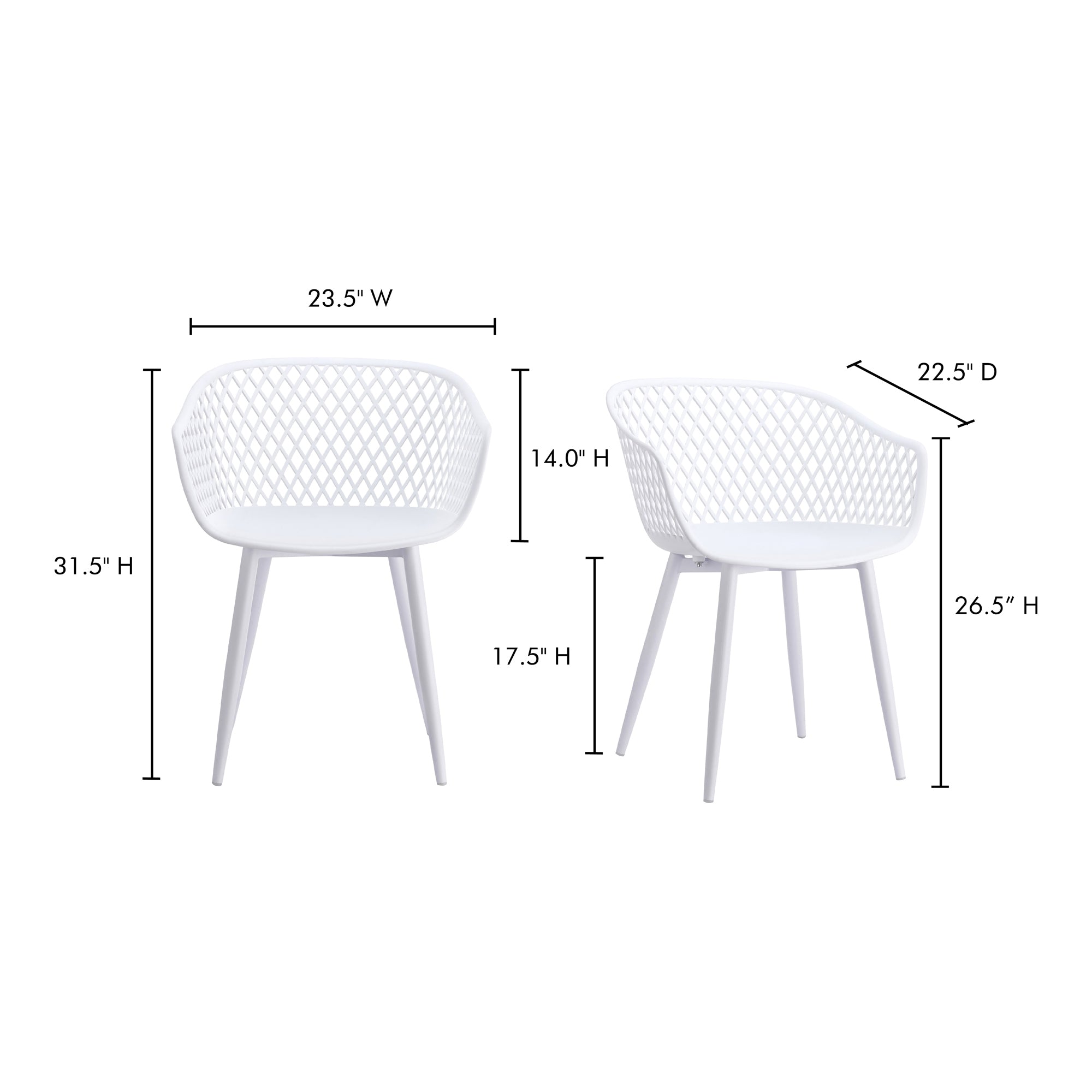 Moe's Home Piazza Outdoor Chair