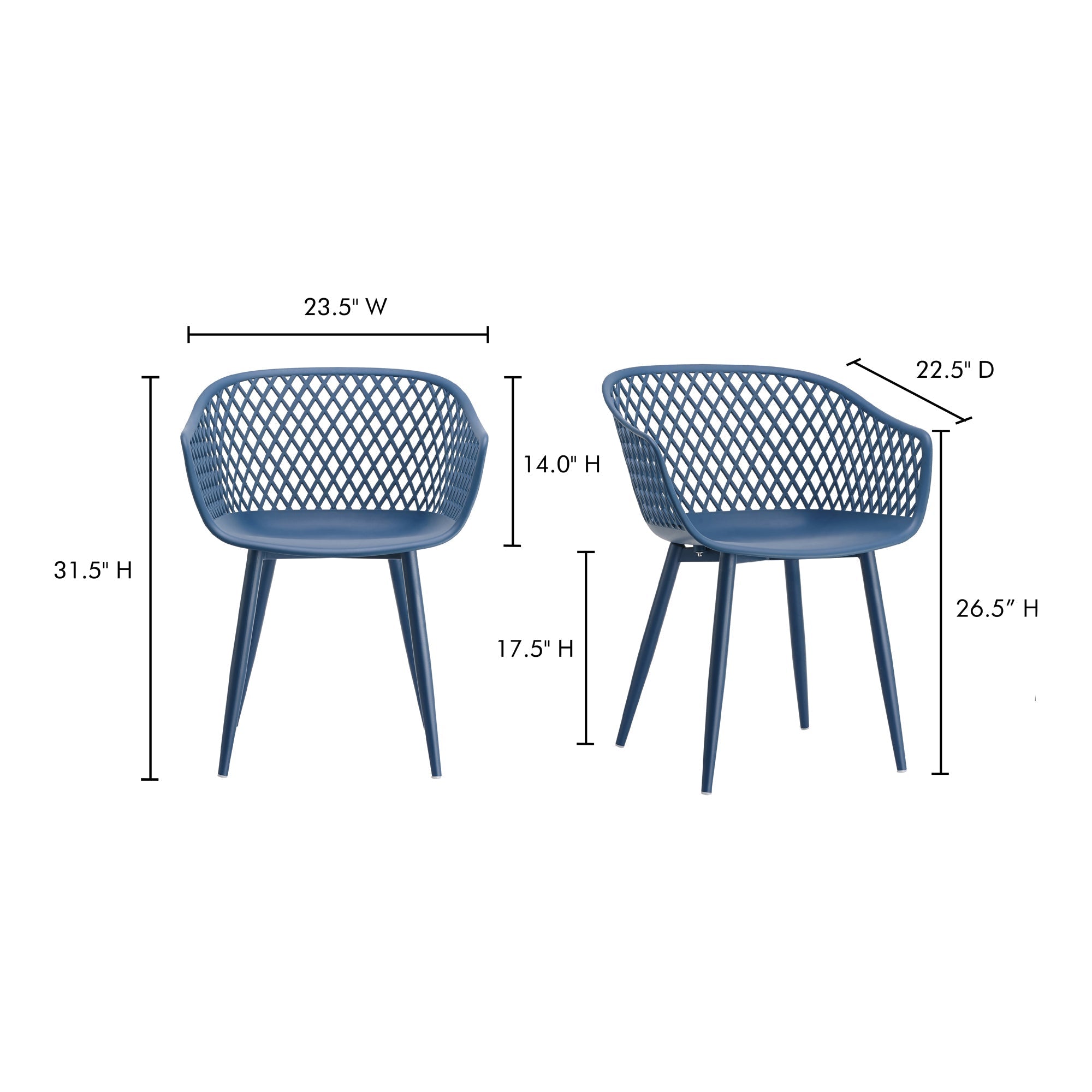 Moe's Home Piazza Outdoor Chair