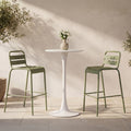 Moe's Home Gage Outdoor Bar Table White