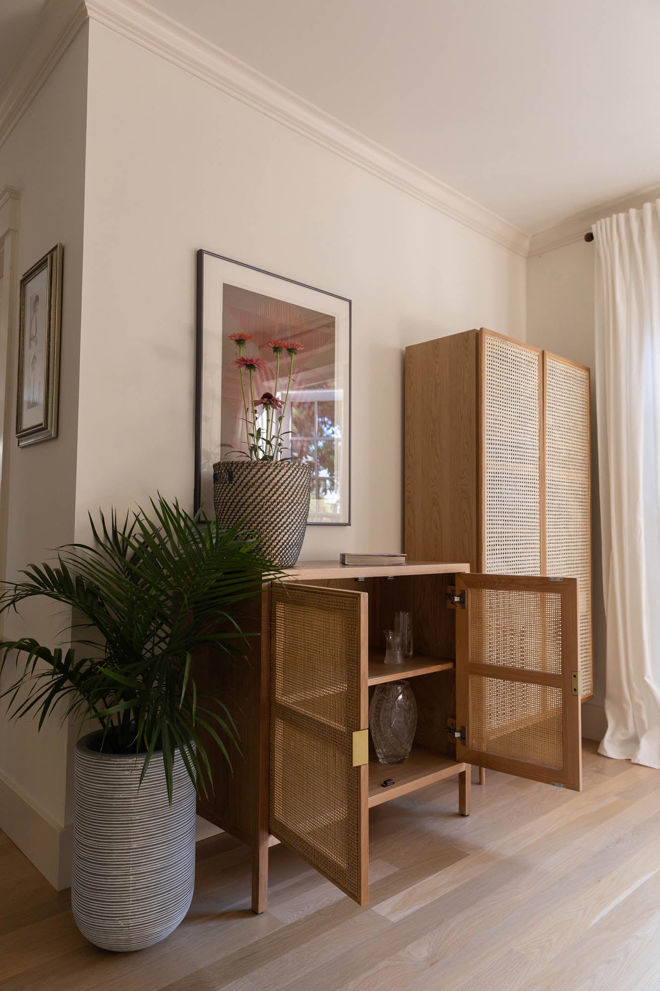 LH Home Rattan Small Sideboard