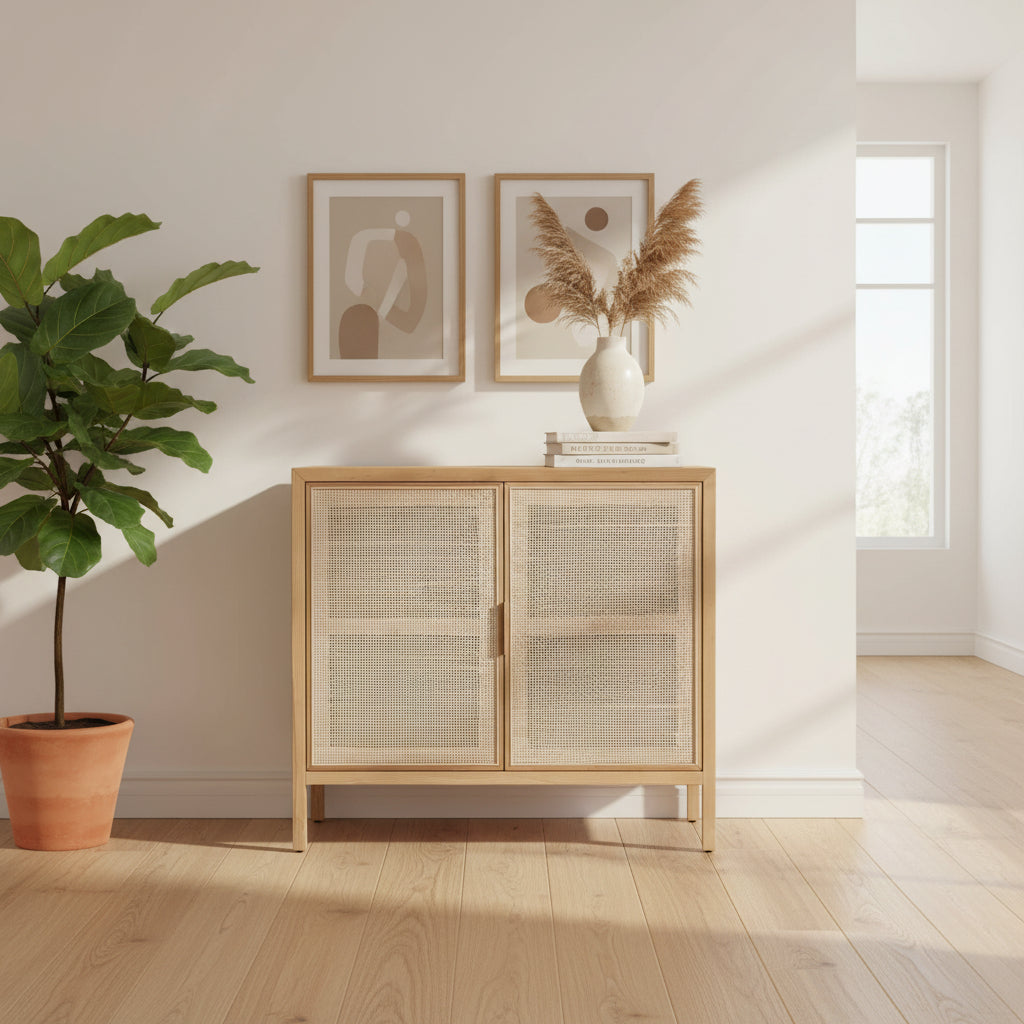 LH Home Rattan Small Sideboard