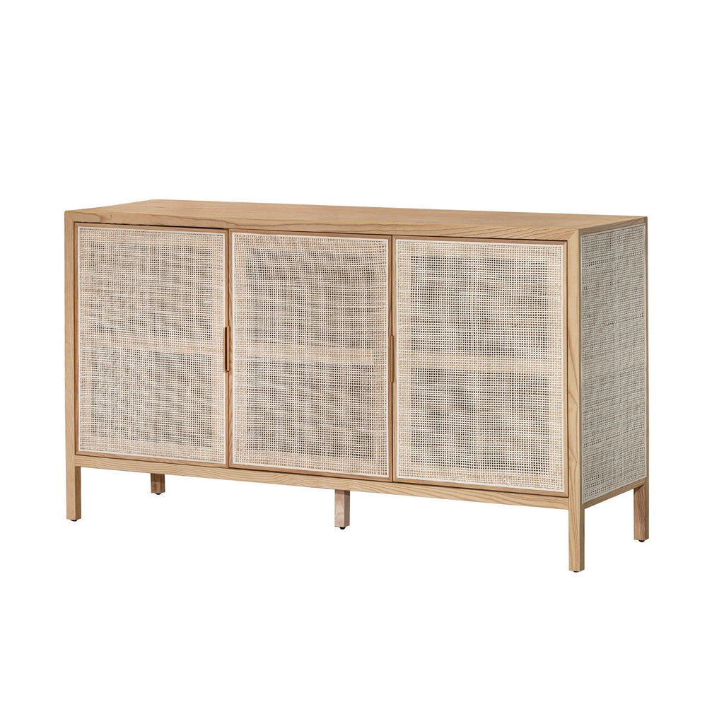LH Home Rattan 3 Door Sideboard