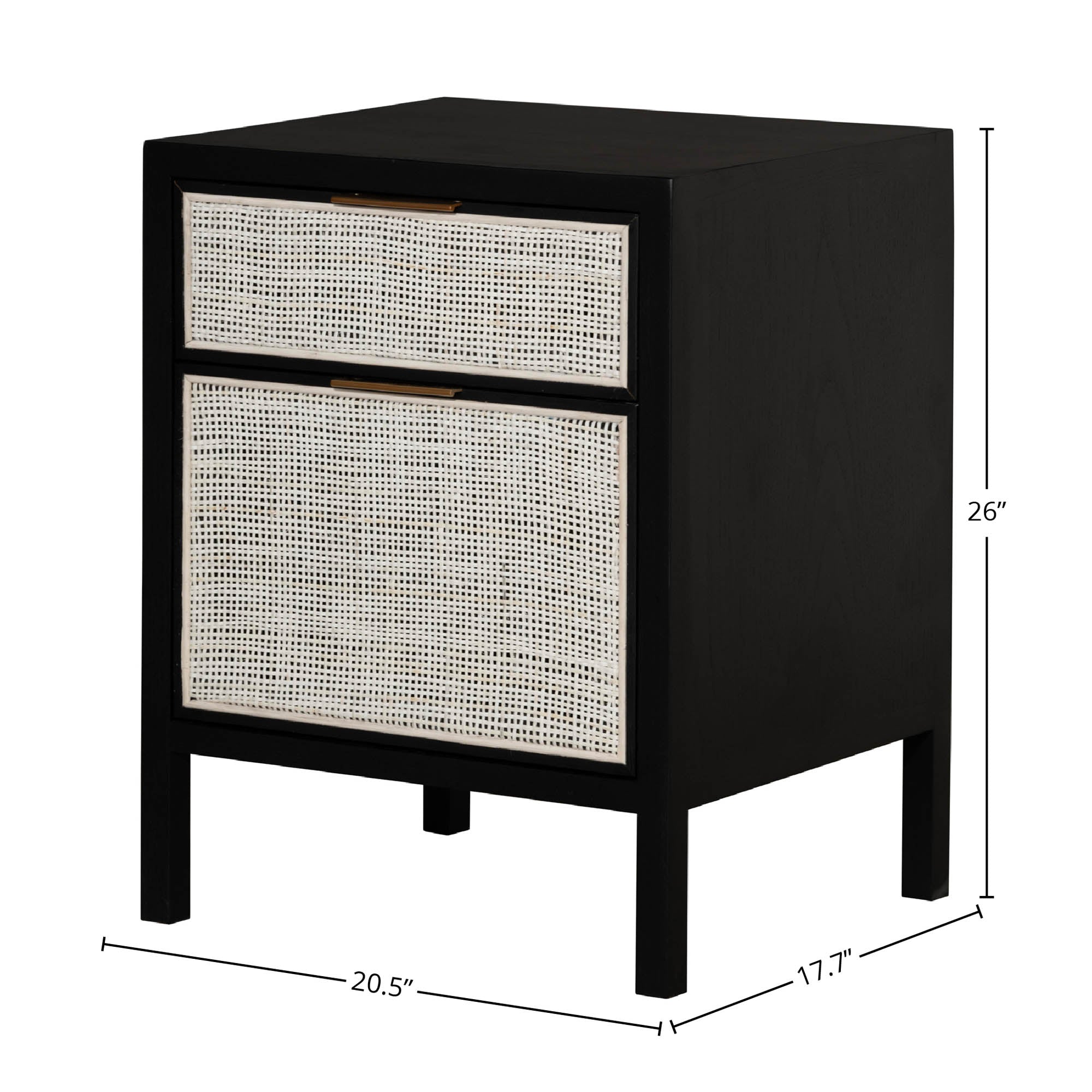 LH Home Rattan Filing Cabinet