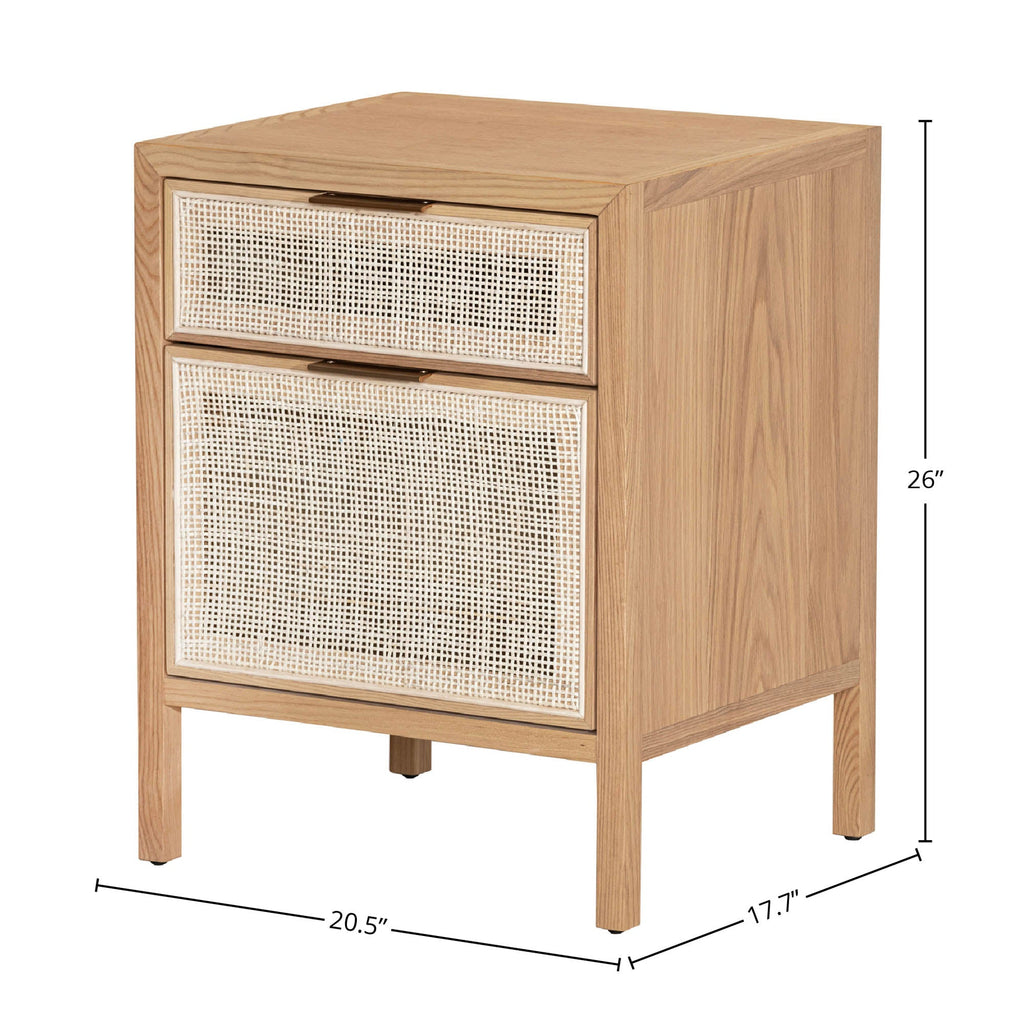 LH Home Rattan Filing Cabinet