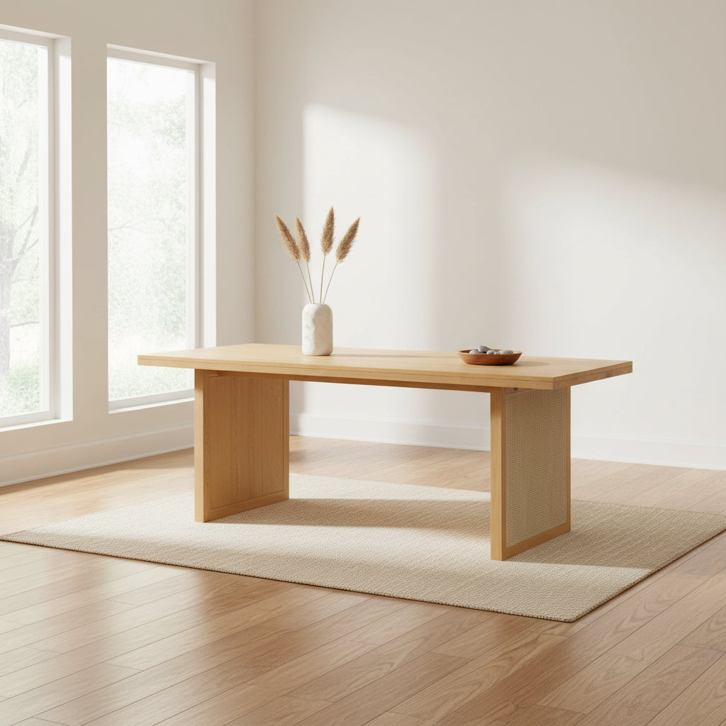 LH Home Rattan Dining Table
