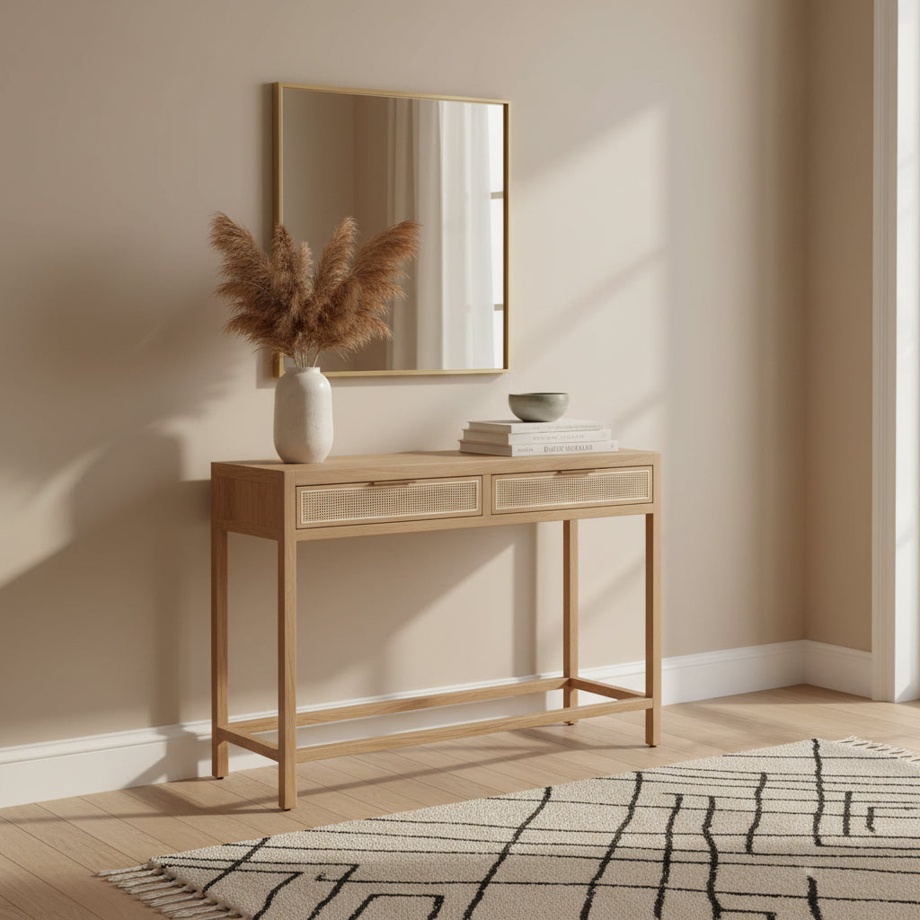 LH Home Rattan Console Table