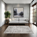 Renwil Chloe 3'3" x 4' Ft Handwoven Indoor Rug - Grey