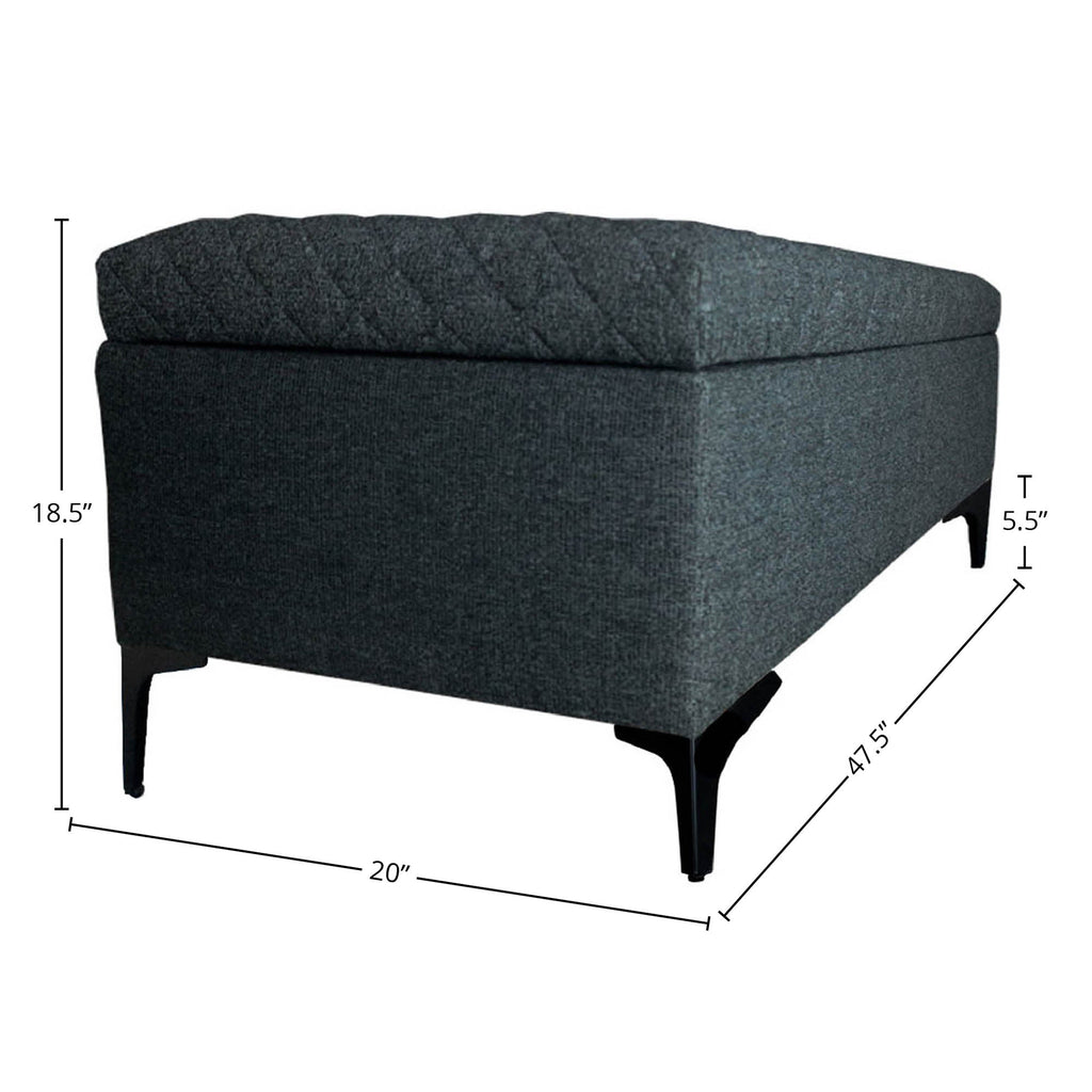 LH Home Reece Storage Bench