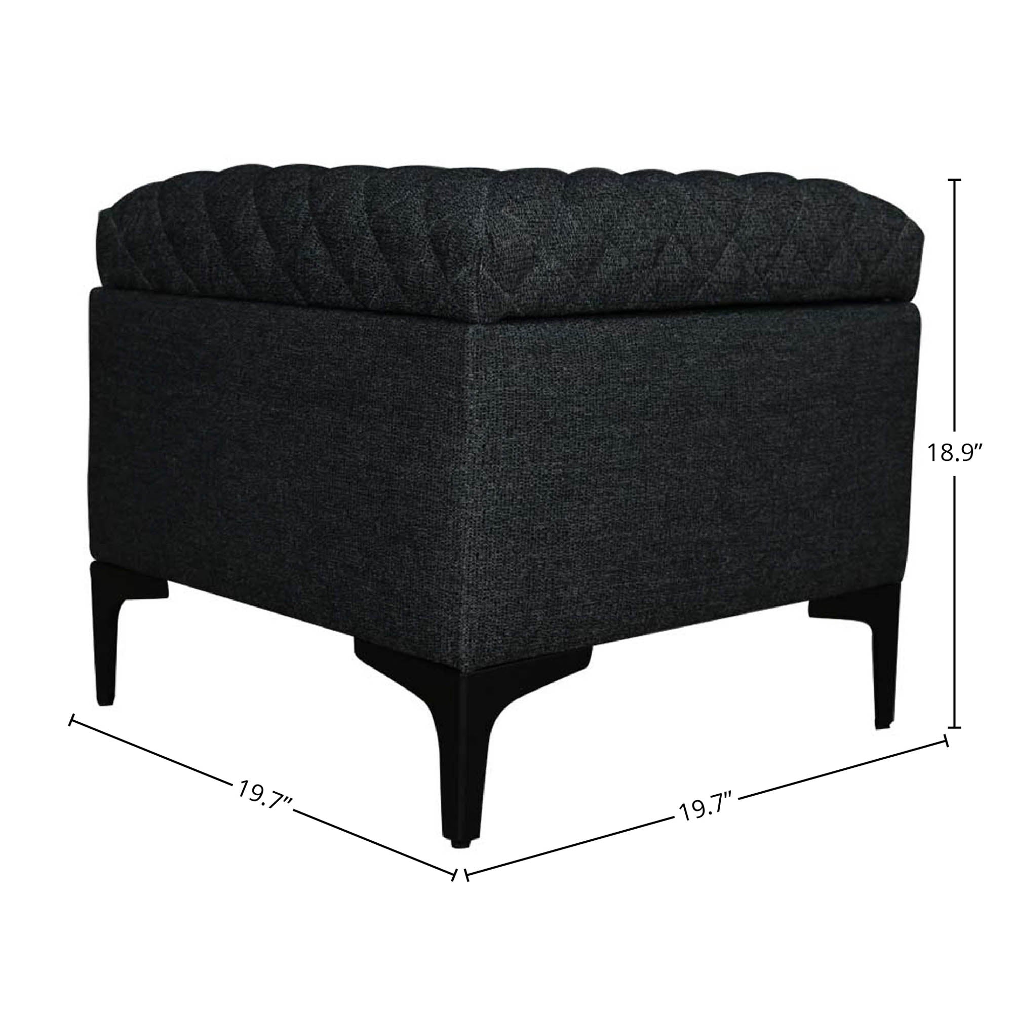 LH Home Reece Storage Ottoman