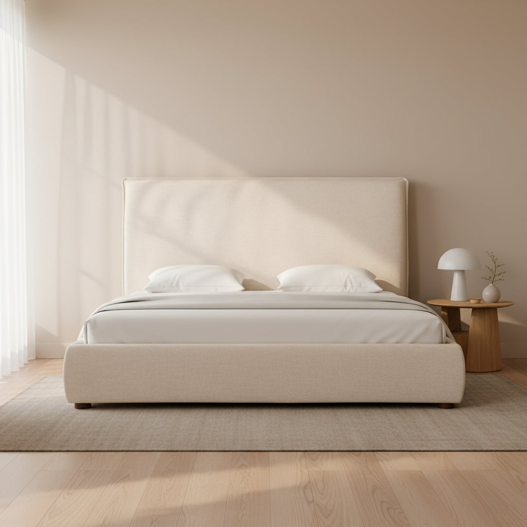 Moe's Home Luzon Bed Tall Headboard