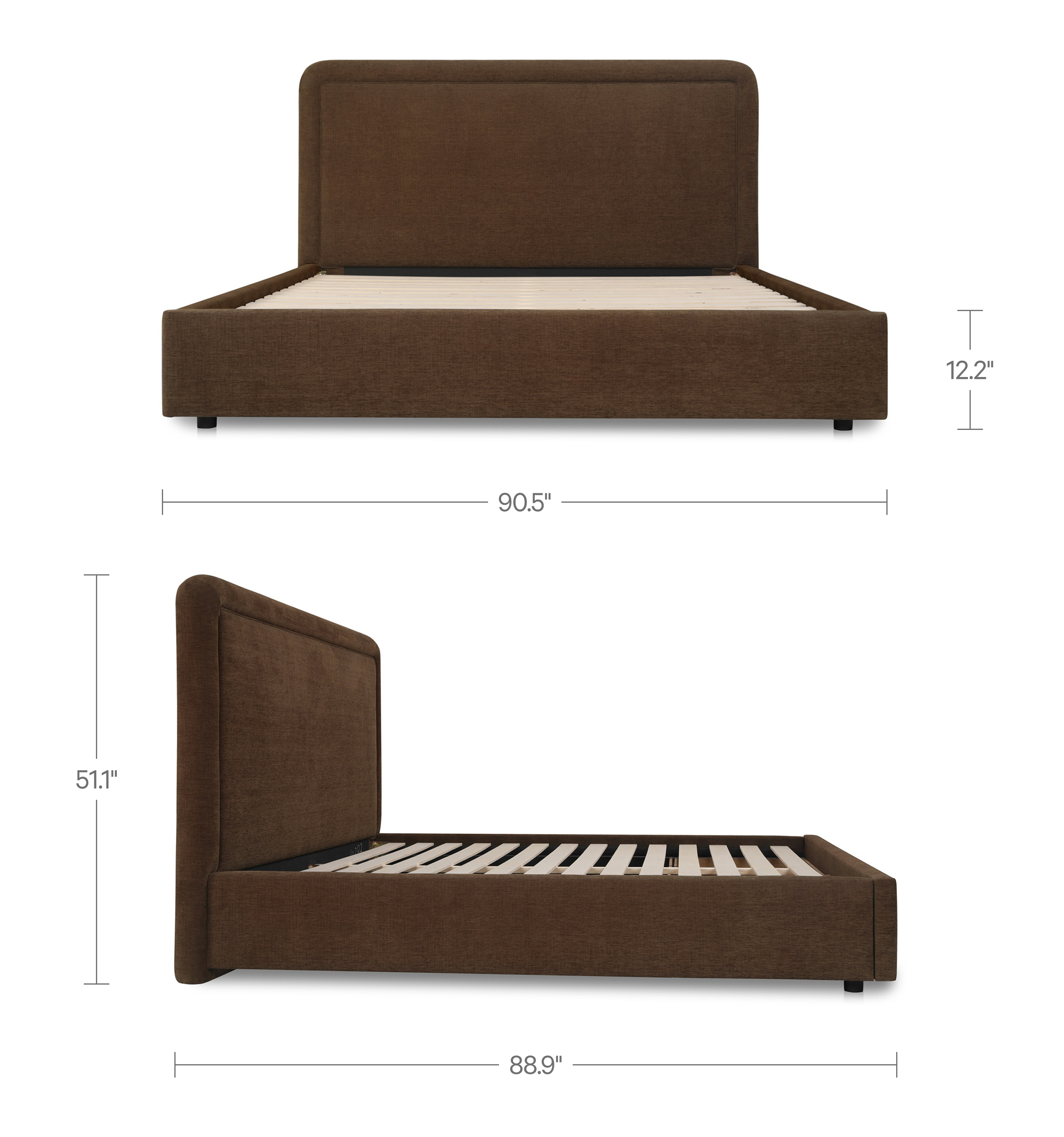 Moe's Home Simon Storage Bed