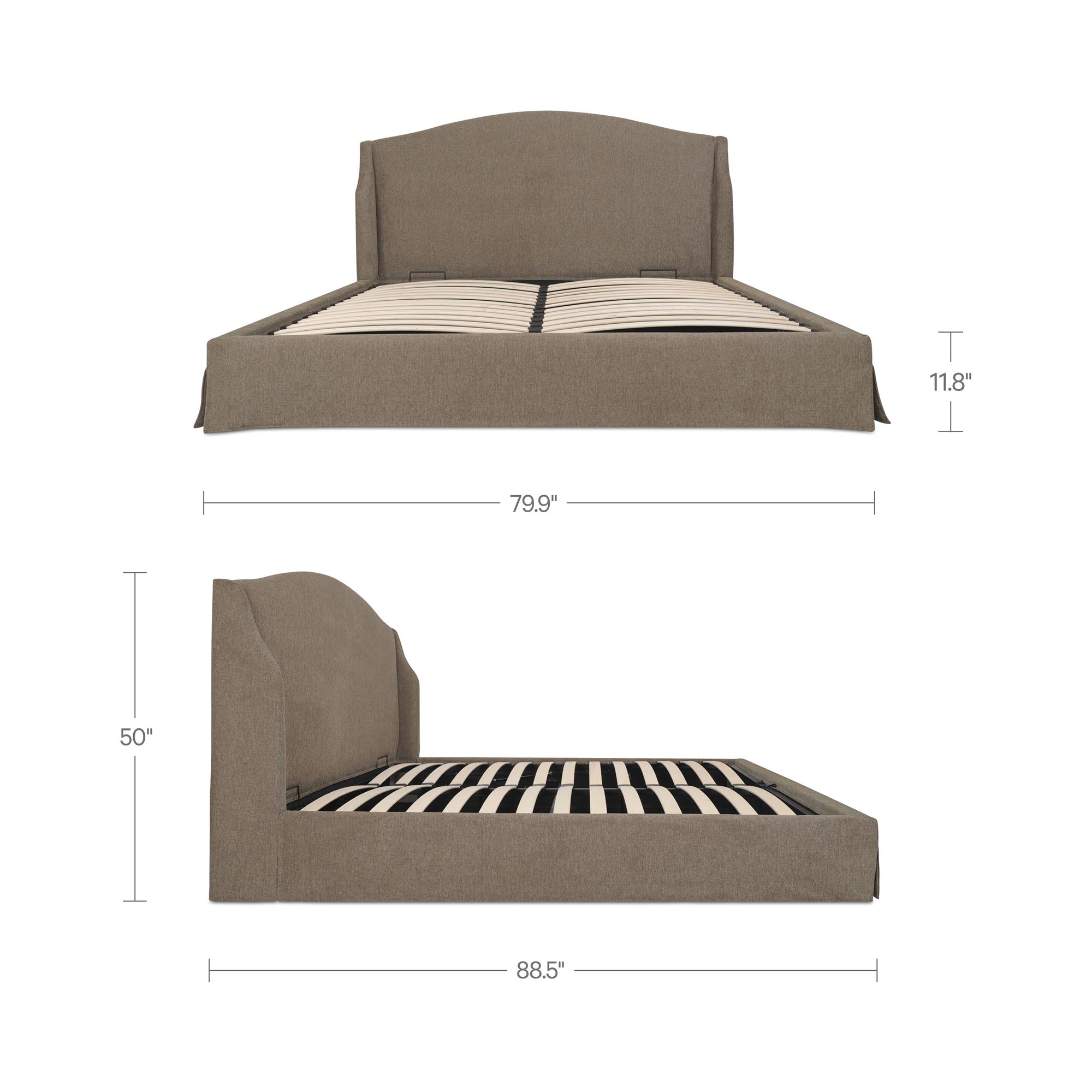 Moe's Home Weston Storage Bed
