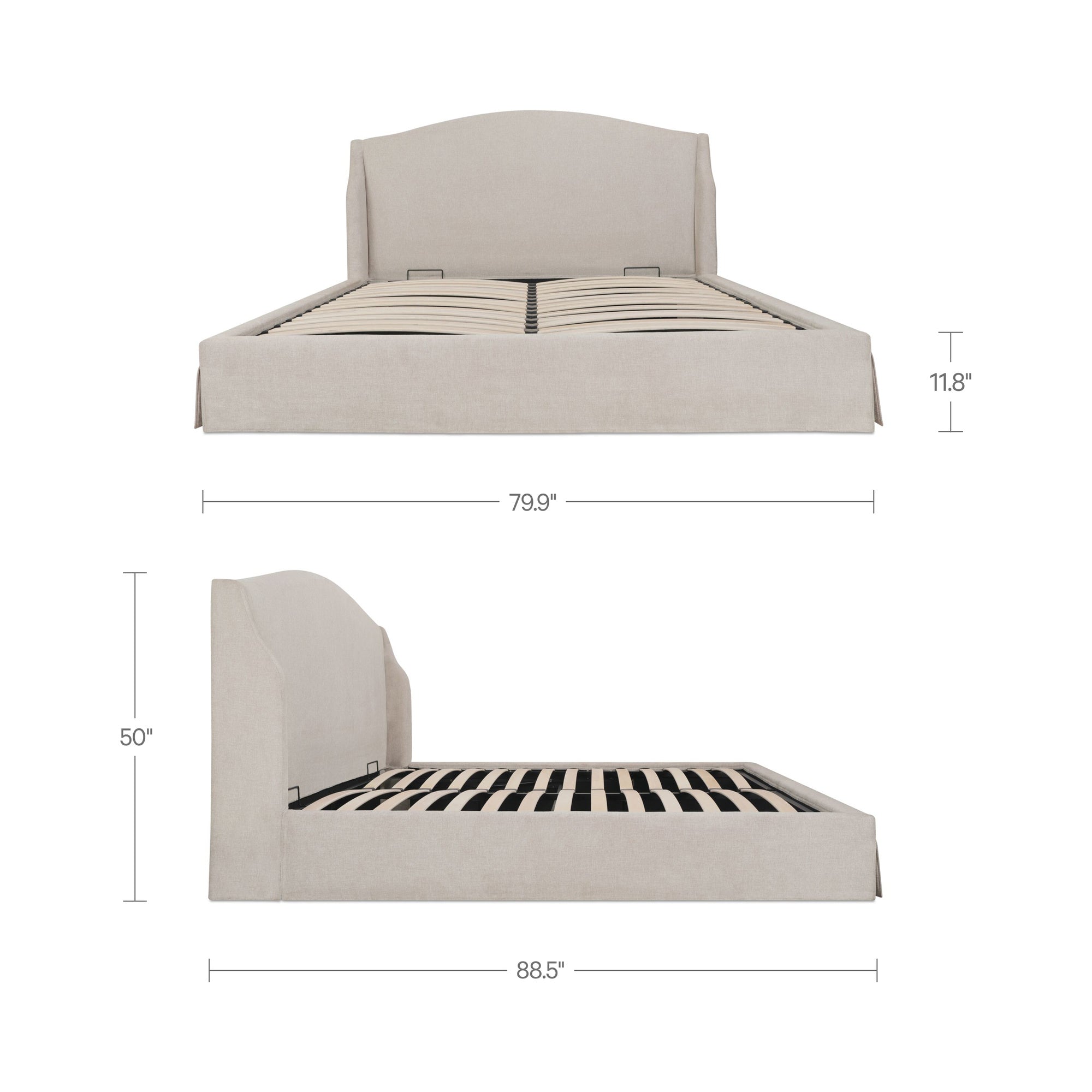 Moe's Home Weston Storage Bed