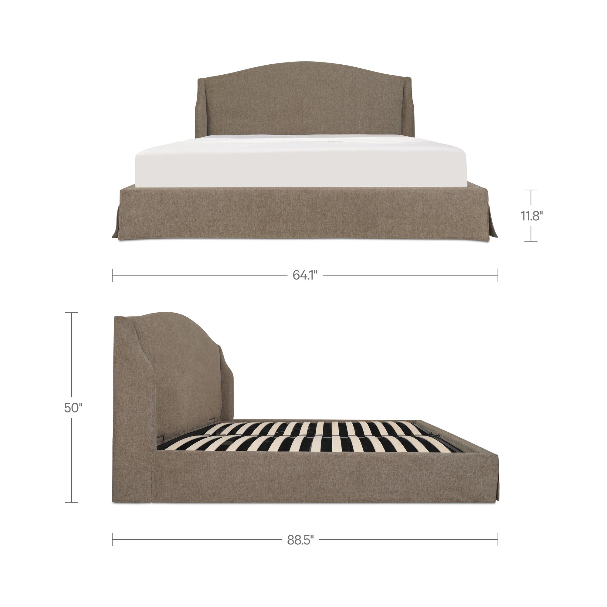 Moe's Home Weston Storage Bed